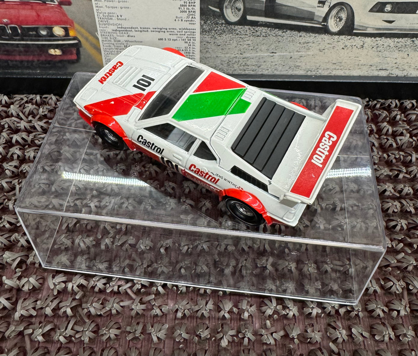 Vintage BMW M1 Pro Car Team Castrol 1:43 Scale