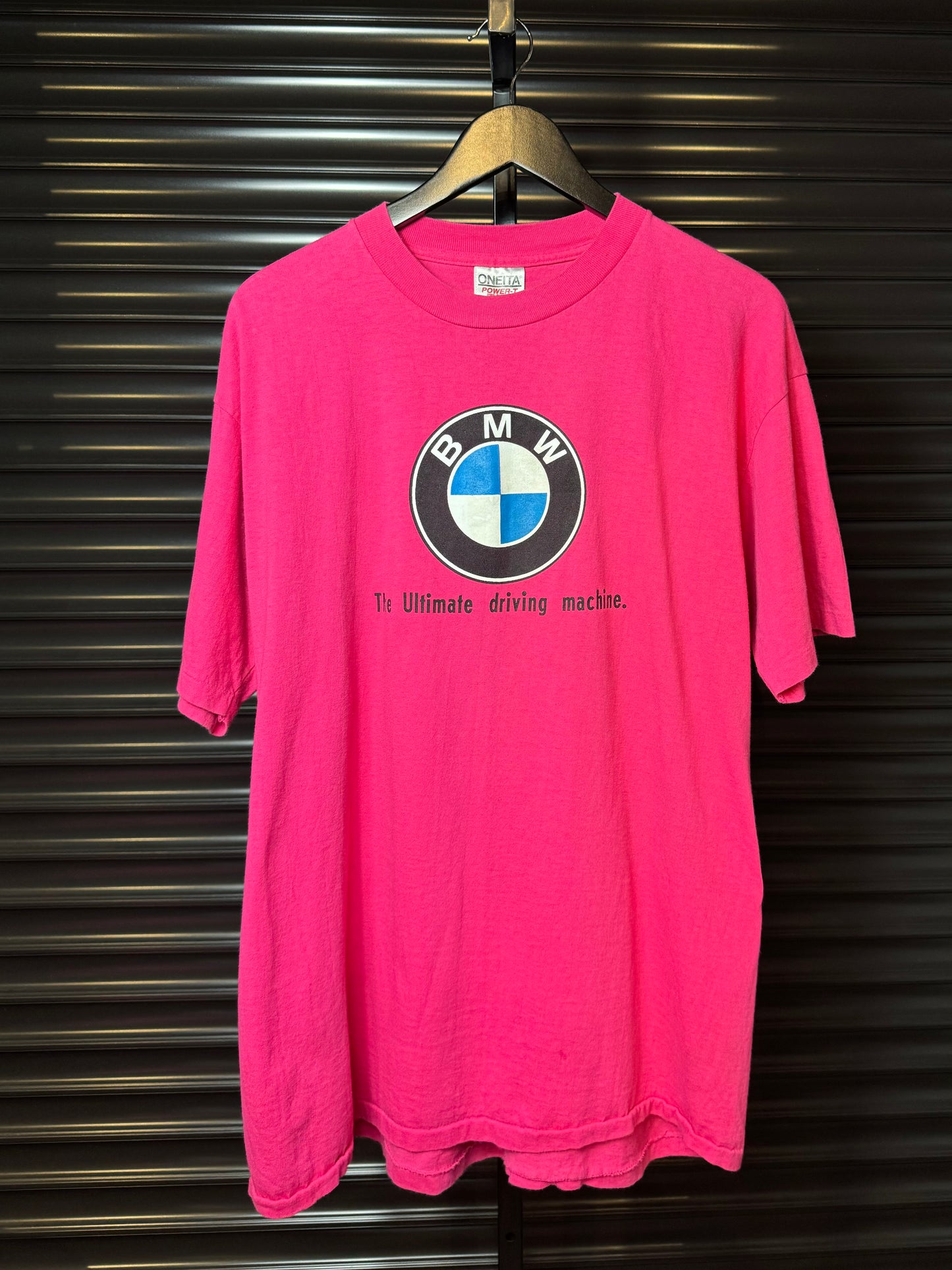 90’s BMW Global Imports Atlanta Pink Tee - XL