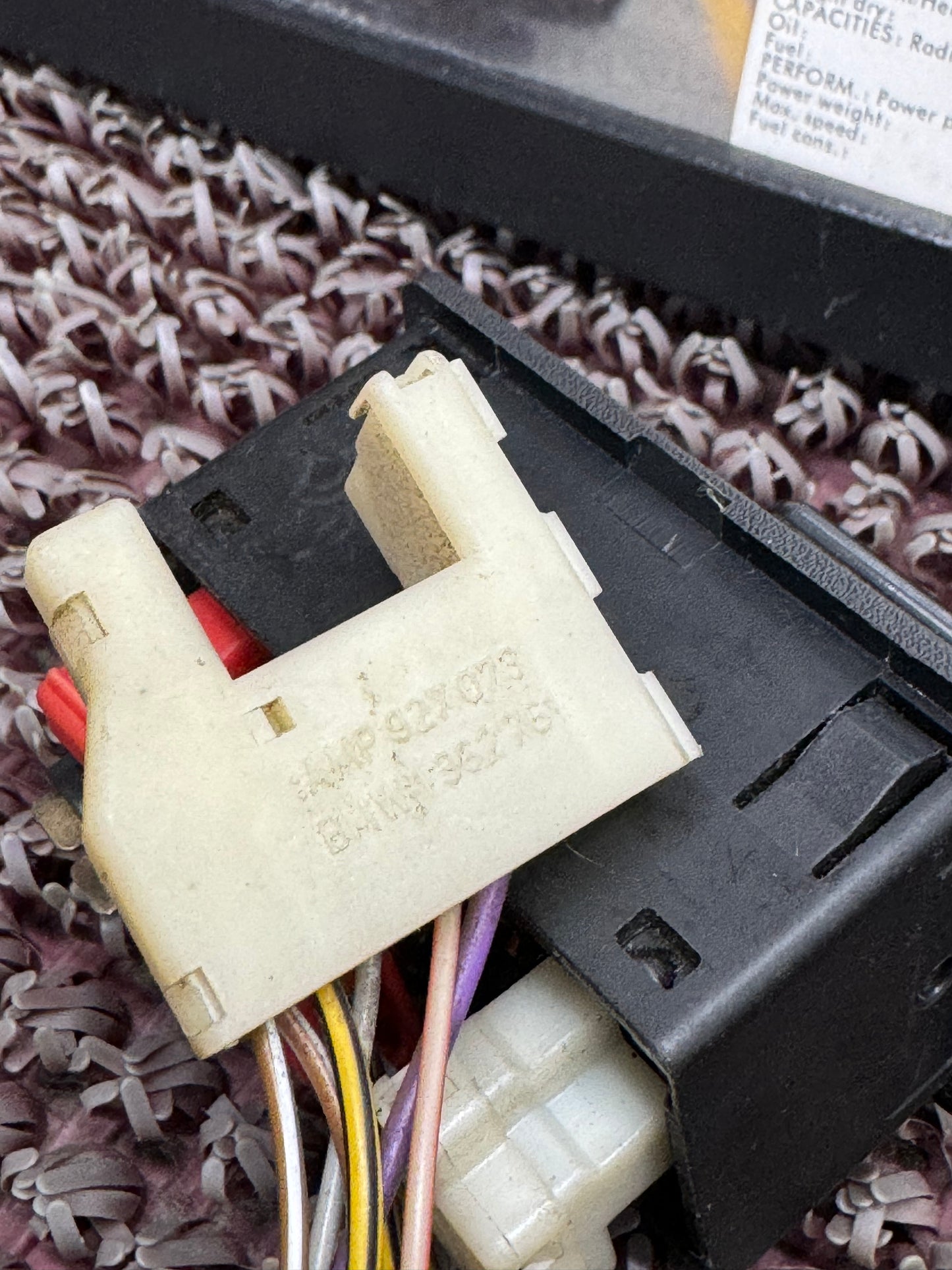 BMW German Fog Light Switch With Wiring