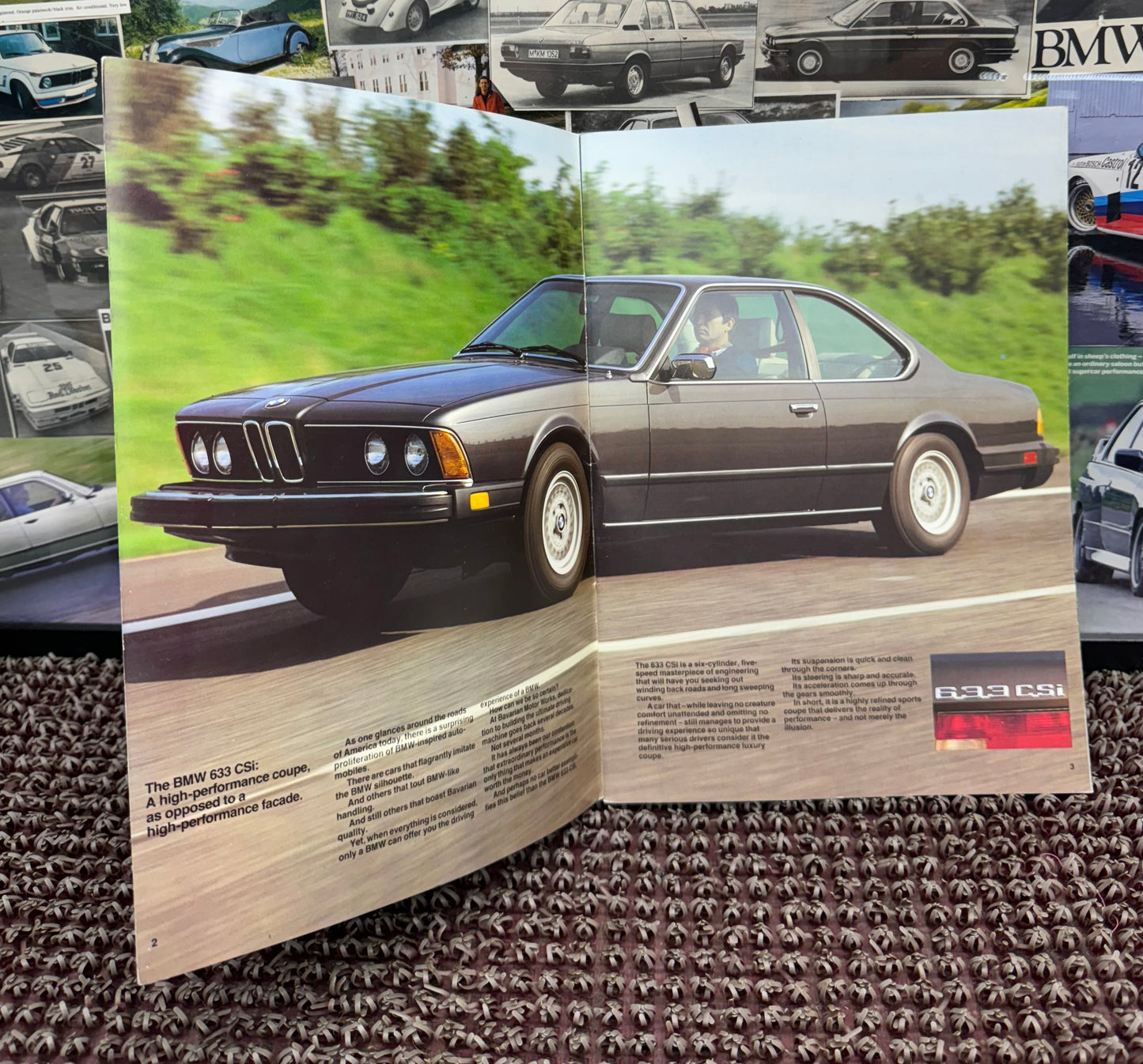 BMW E24 633CSI Booklet 1981