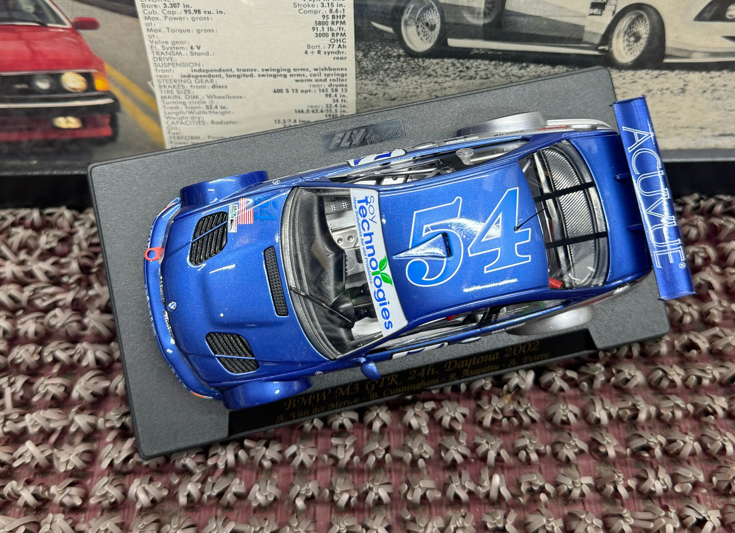 BMW E46 M3 GTR Daytona is 2002 1/32 Scale