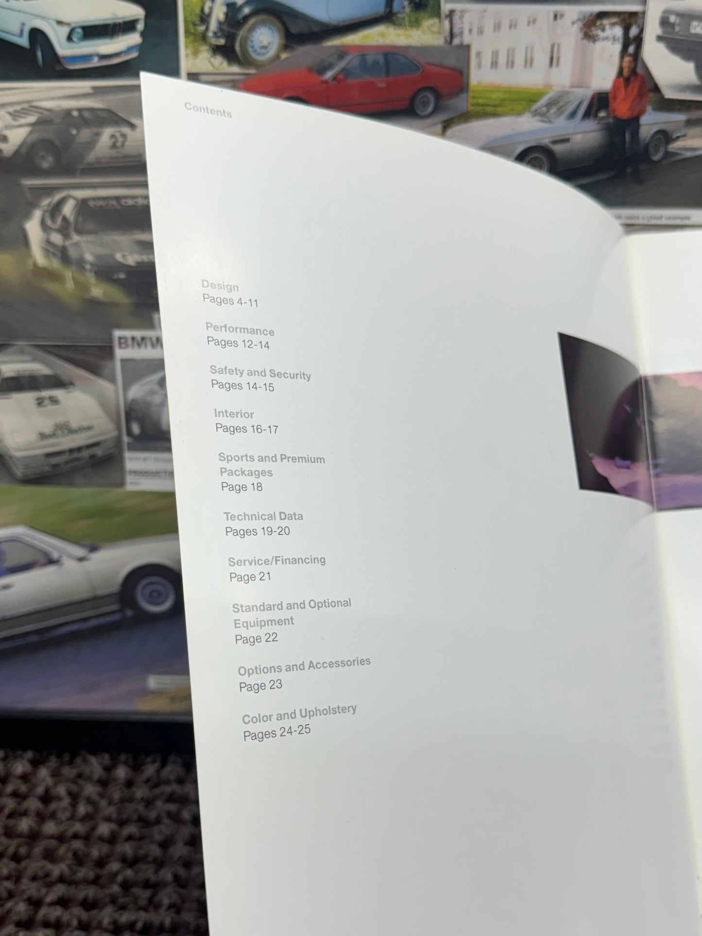 BMW E36 3-Series Convertibles #2 1995 Booklet