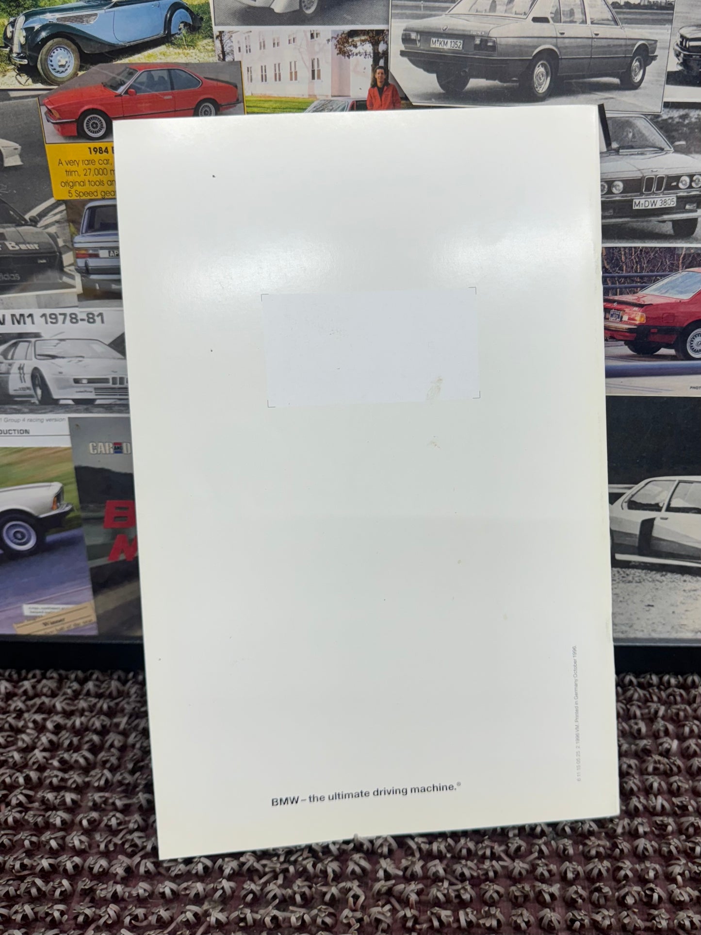 BMW 1997 35 Page Booklet