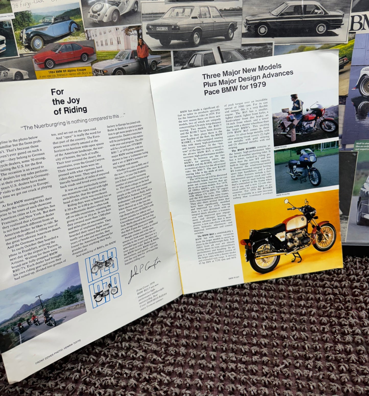 BMW Motorcycle Journal Winter 1978/79 Booklet