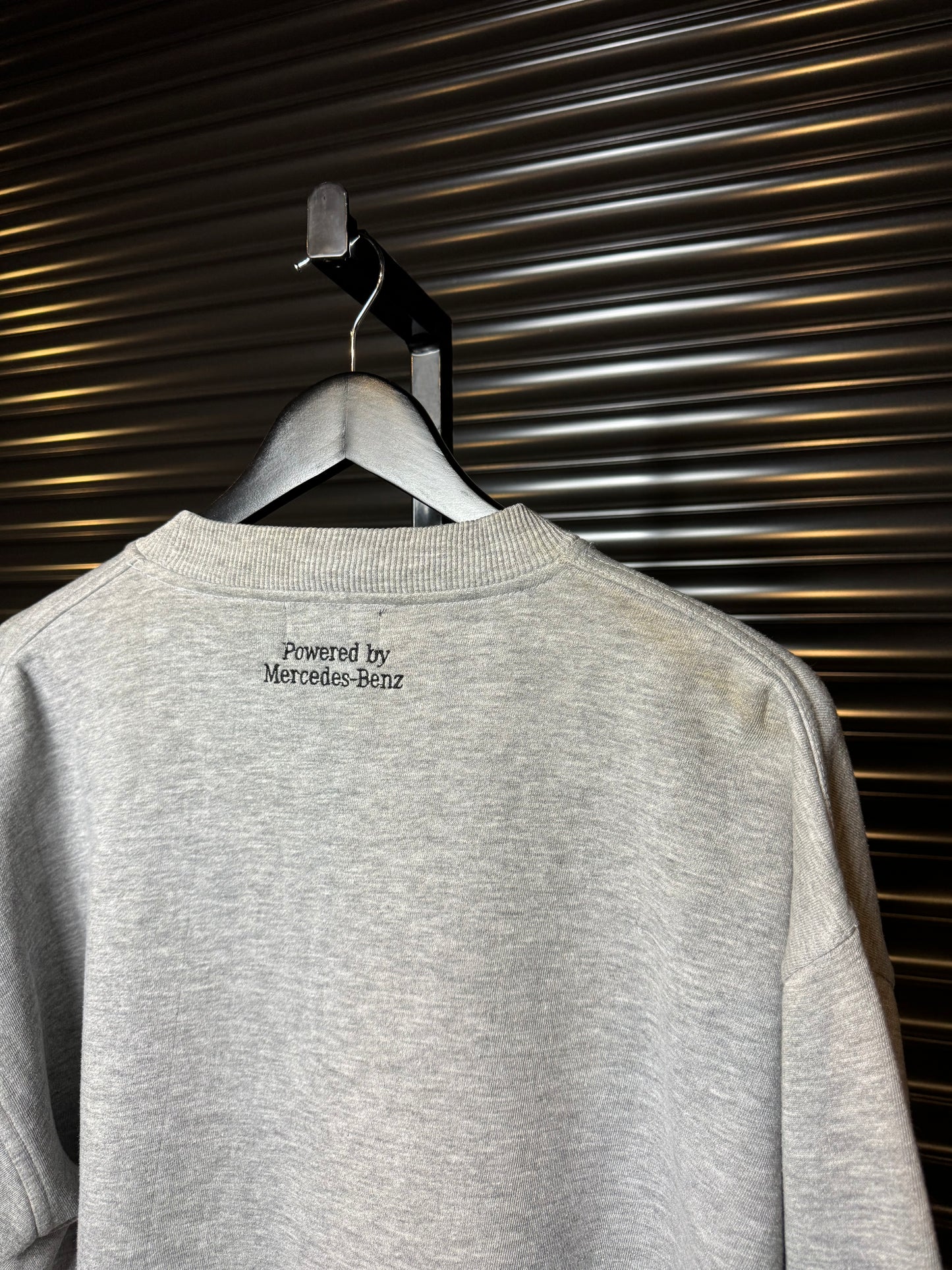 Vintage Mercedes Benz Embroidered Motorsport Crewneck - Large