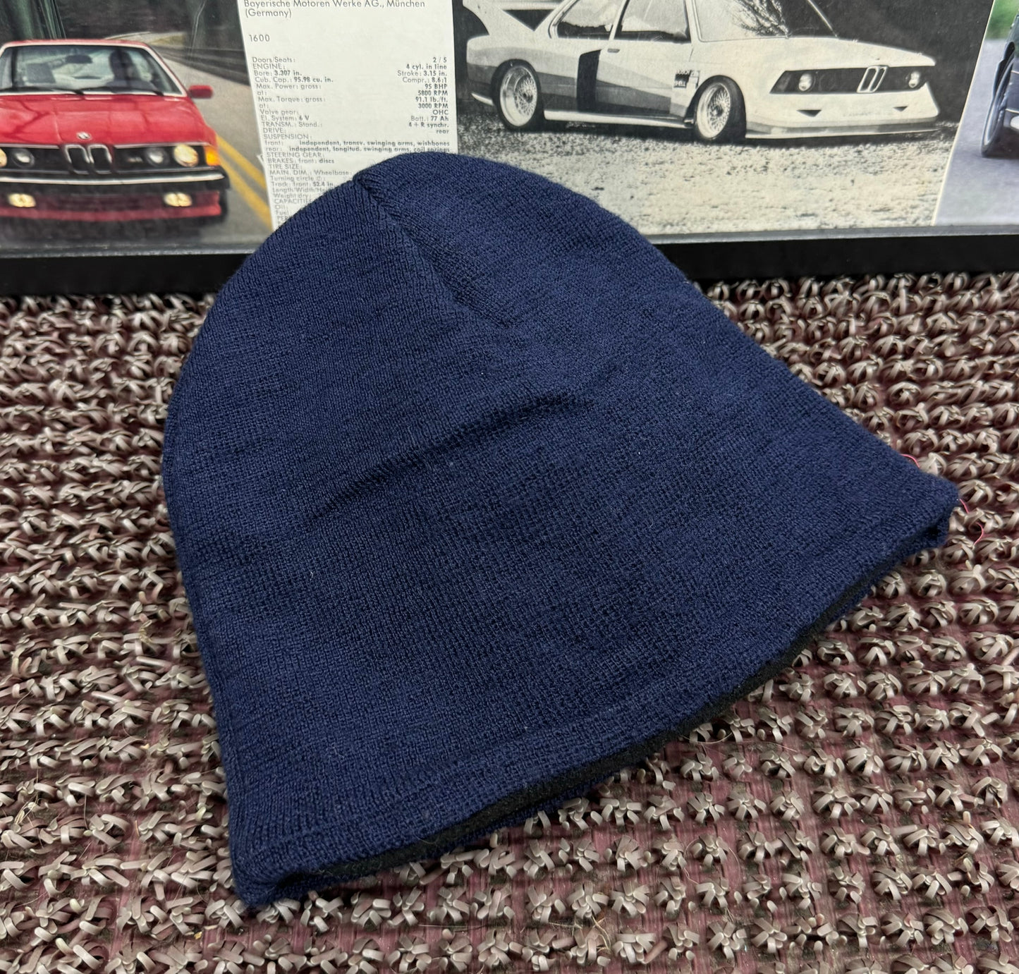 Vintage BMW Roundel Skully Beanie