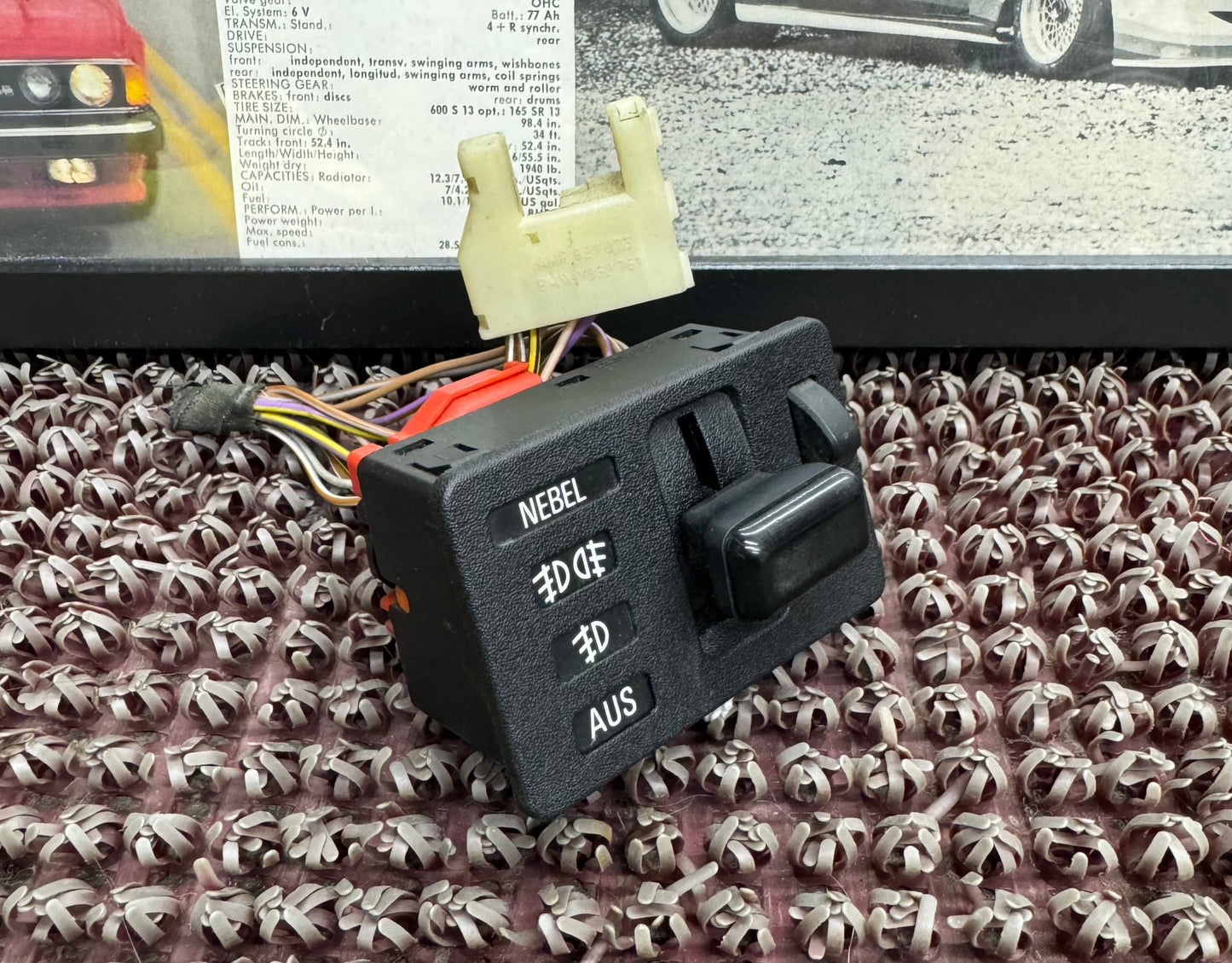 BMW German Fog Light Switch With Wiring