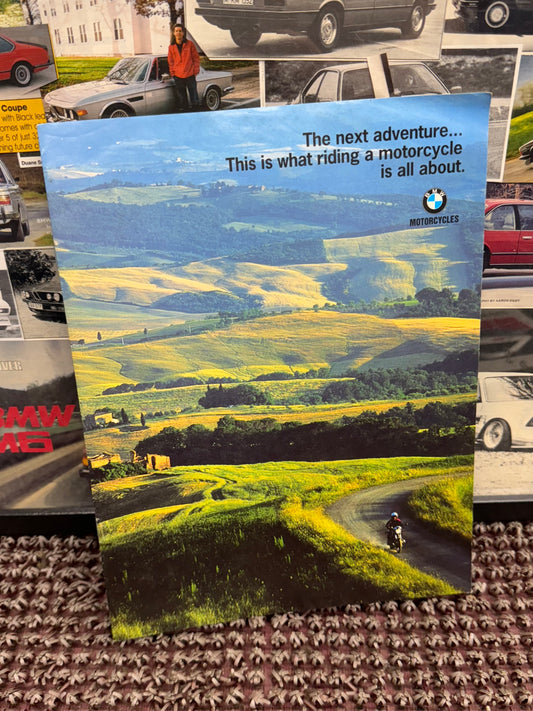BMW Motorcycles 1992 Next Adventure Booklet