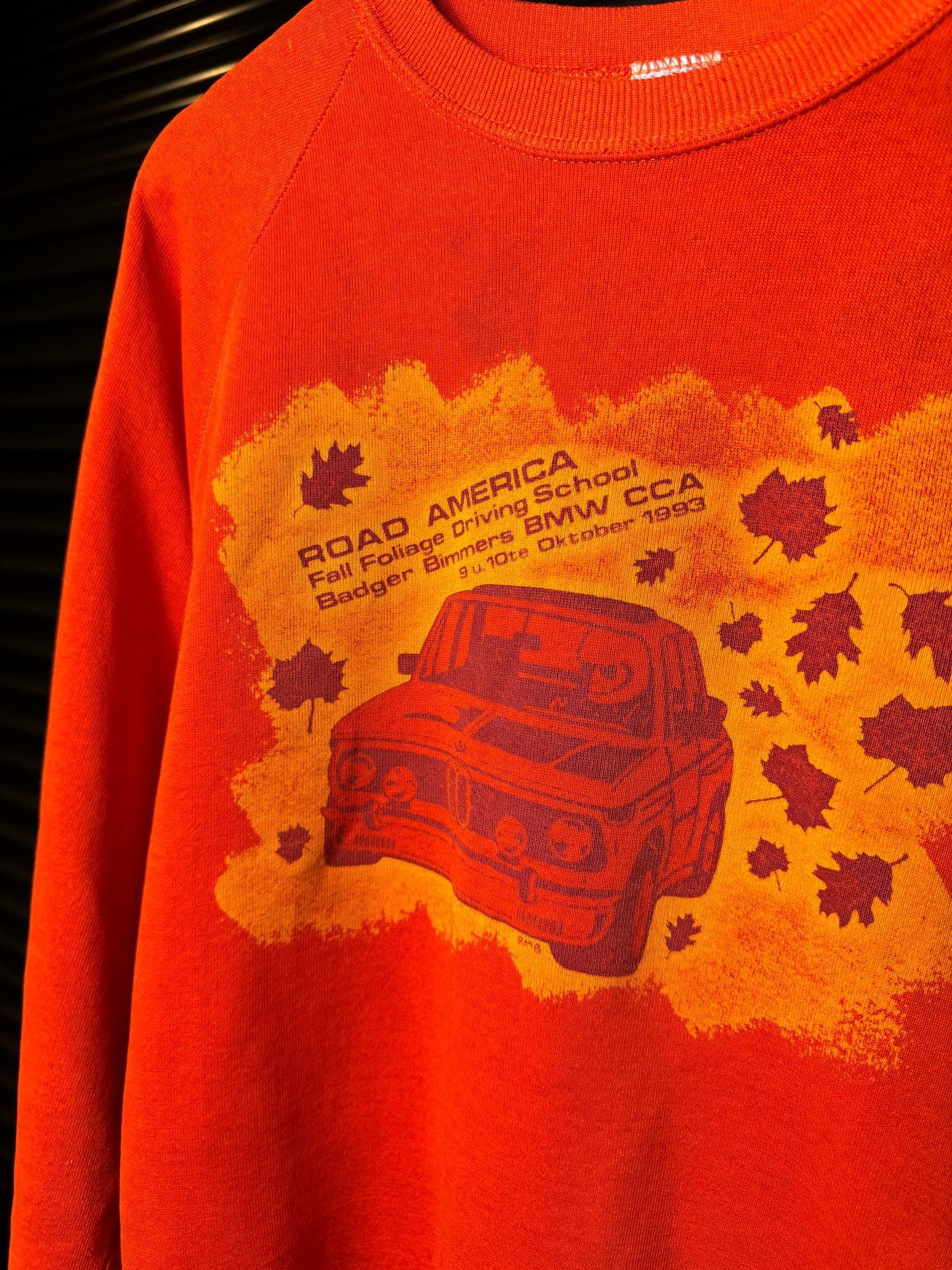 Vintage BMW E10 2002 Road America 1993 Crewneck - XL