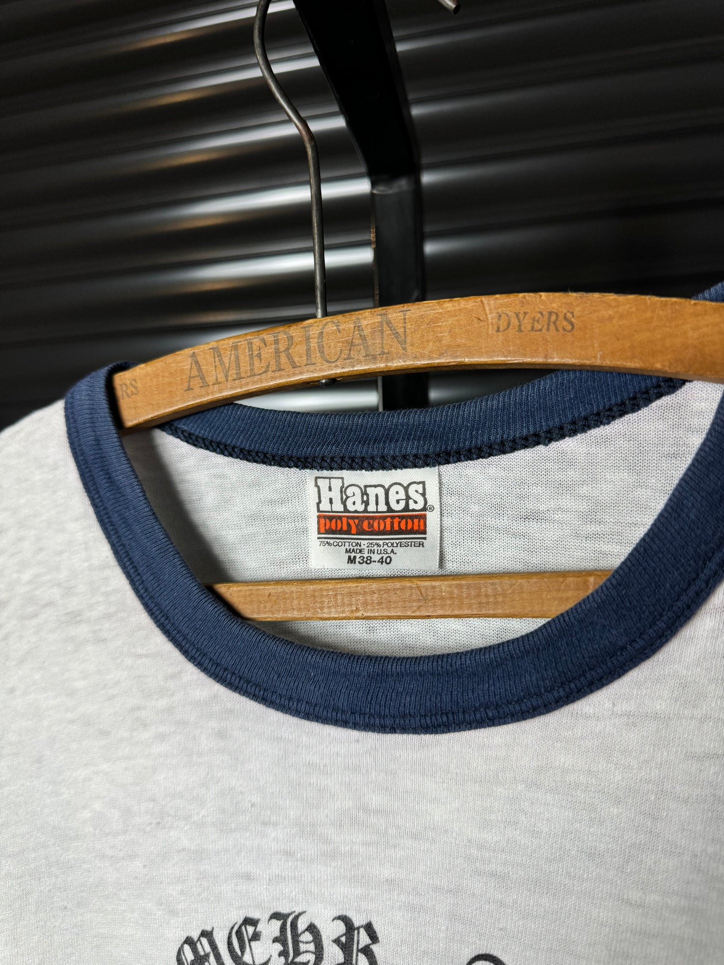 Vintage 80’s BMW 1936 R5 Motorcycle Ringer Tee - Medium