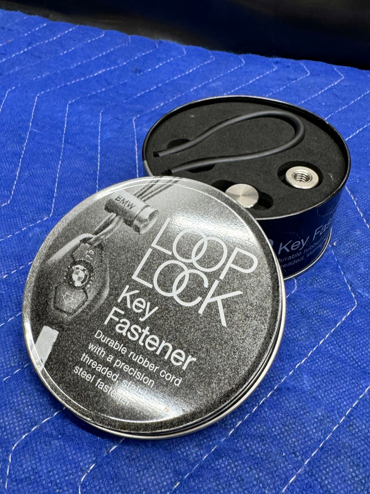 BMW Loop Lock Key Fastener Accessory Keychain
