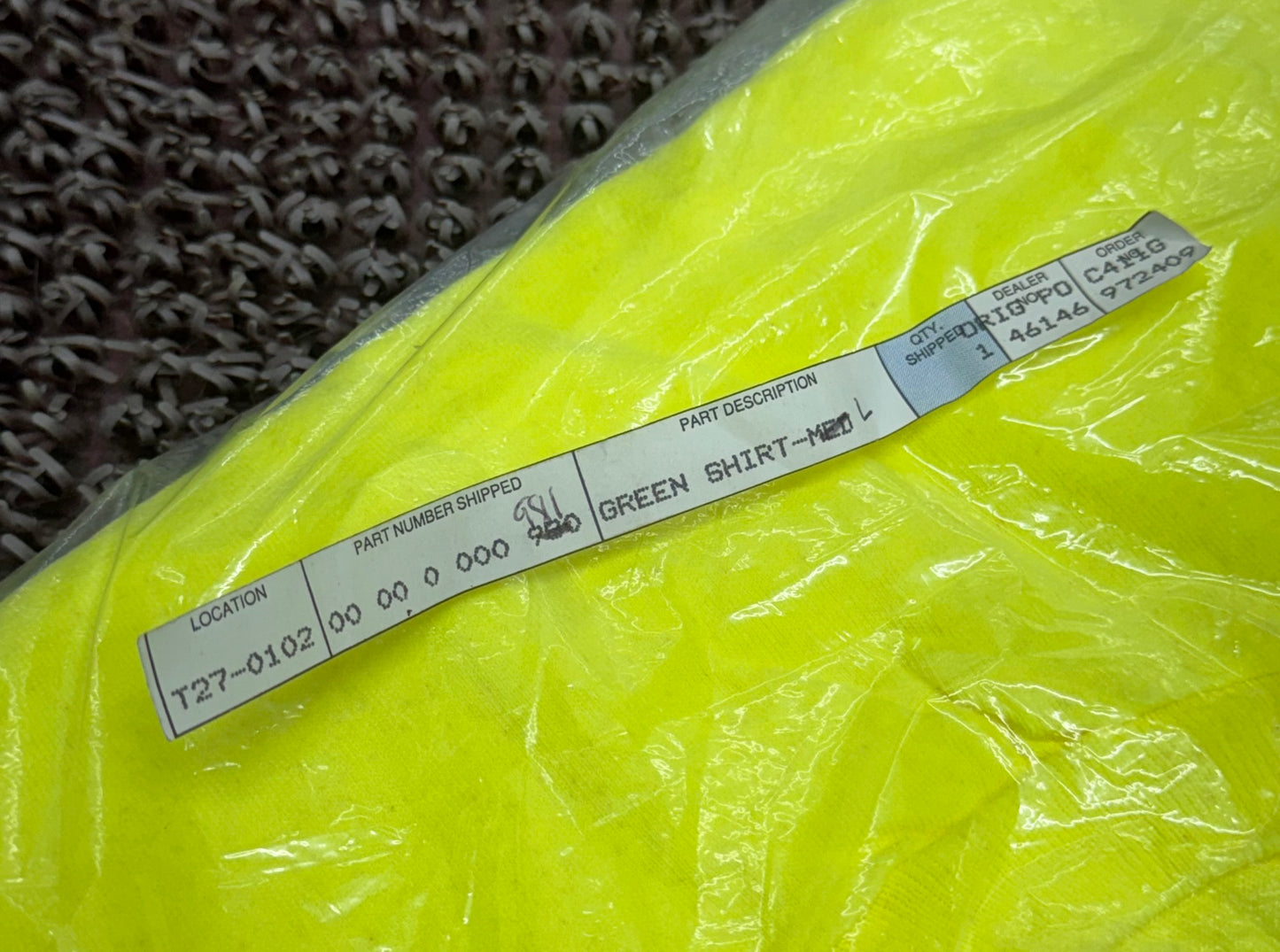 90’s BMW Classic Logo Yellow Tee NEW - Large