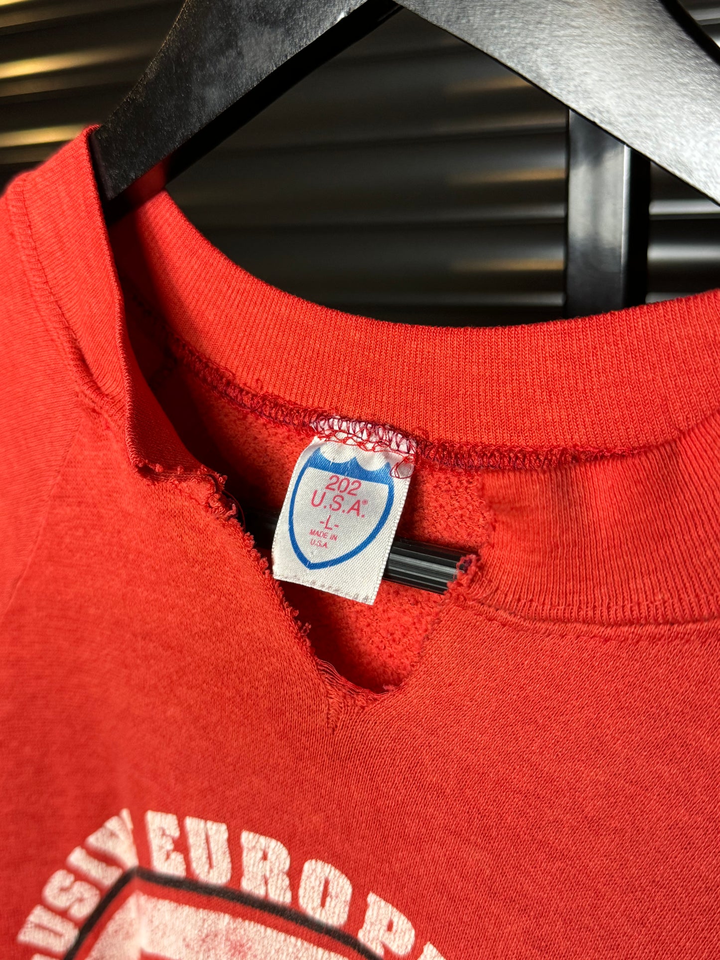 80’s BMW Bootleg AOP Distressed Crew Shirt - Large