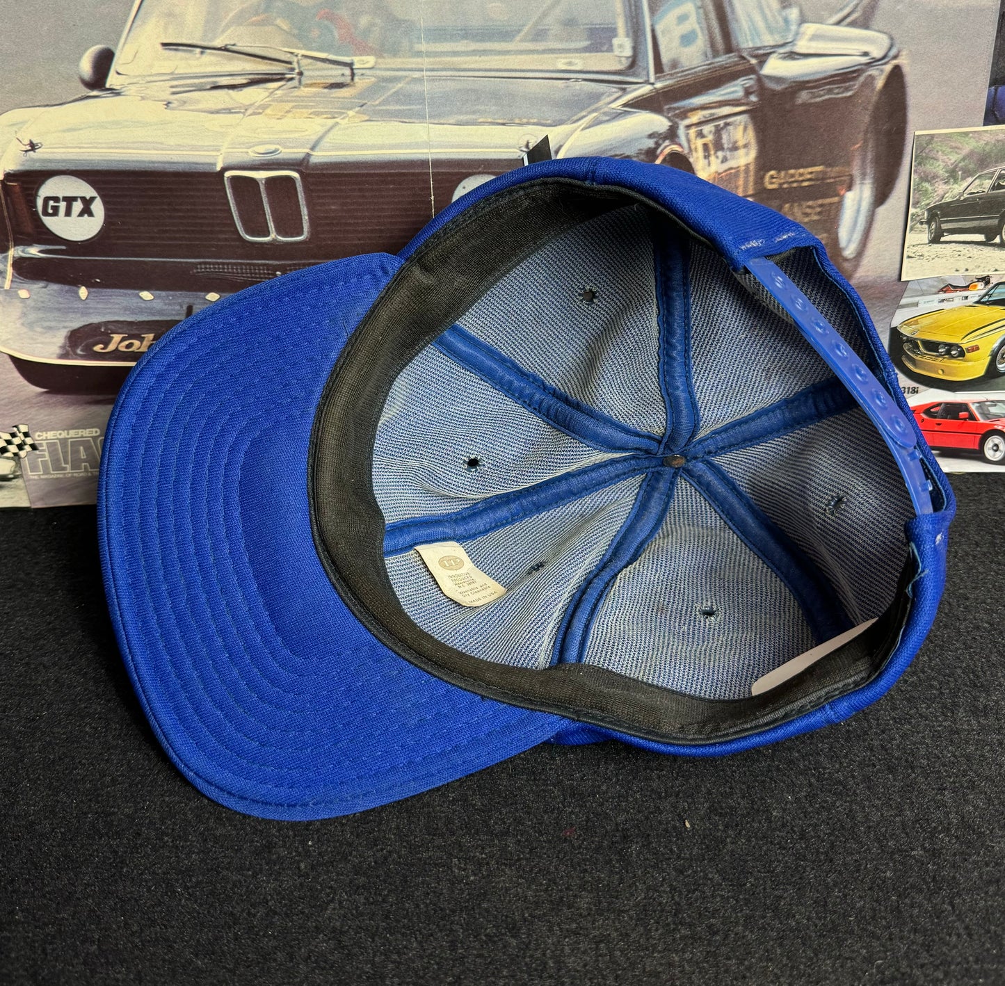 80’s BMW Motorsports Roundel SnapBack Blue Hat