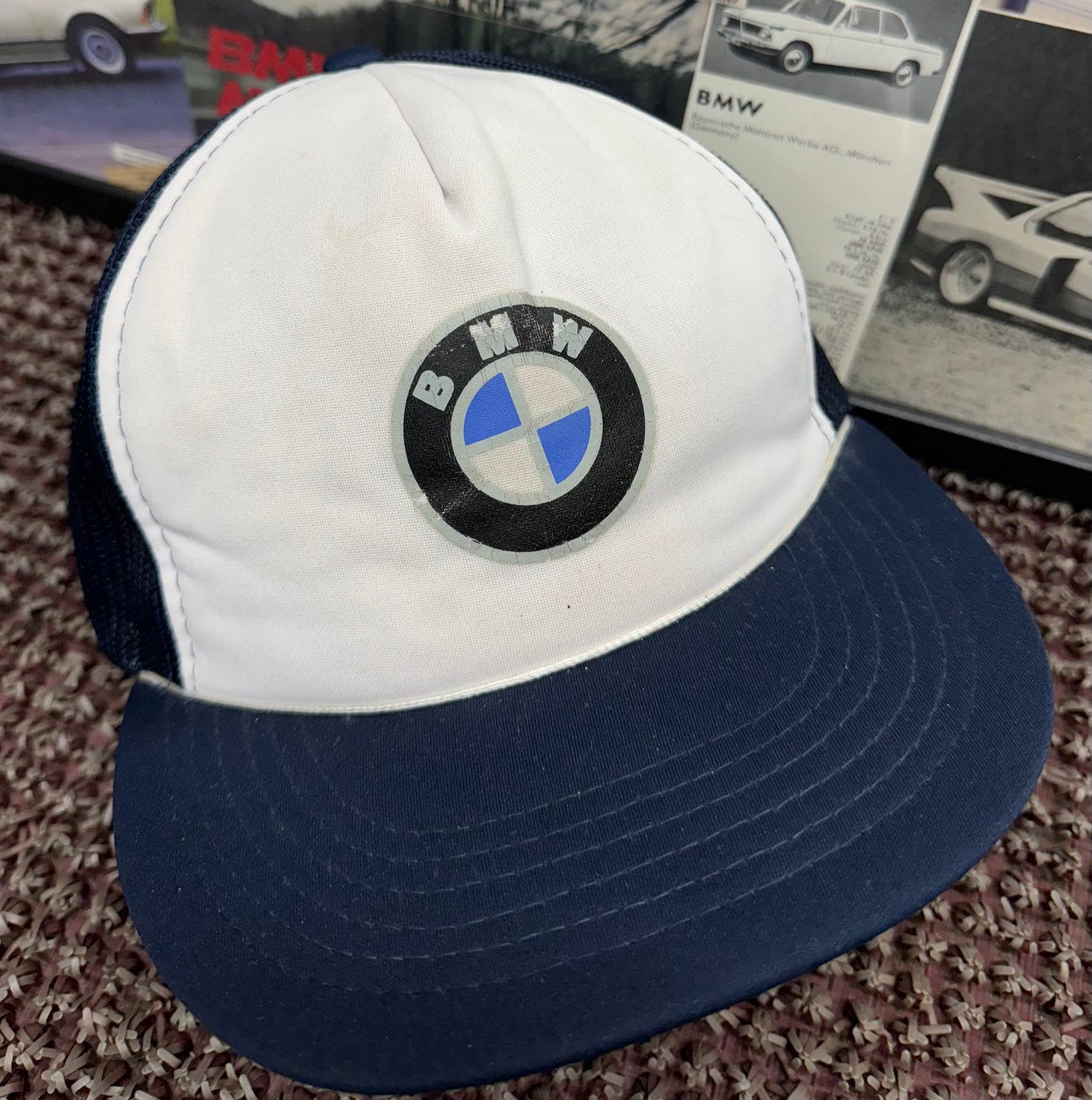 80’s BMW Roundel Logo Trucker Hat