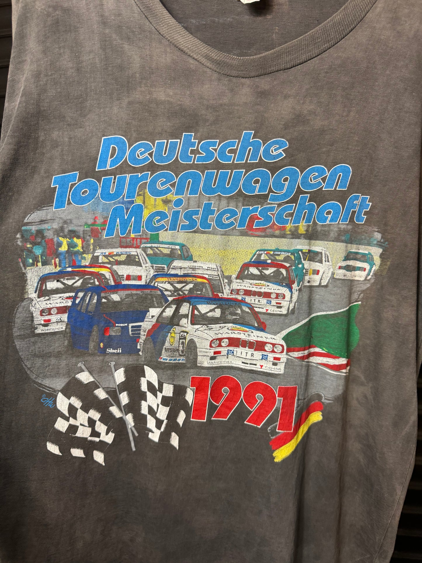 Vintage BMW 1991 DTM E30 M3 Racecars Tee - Medium