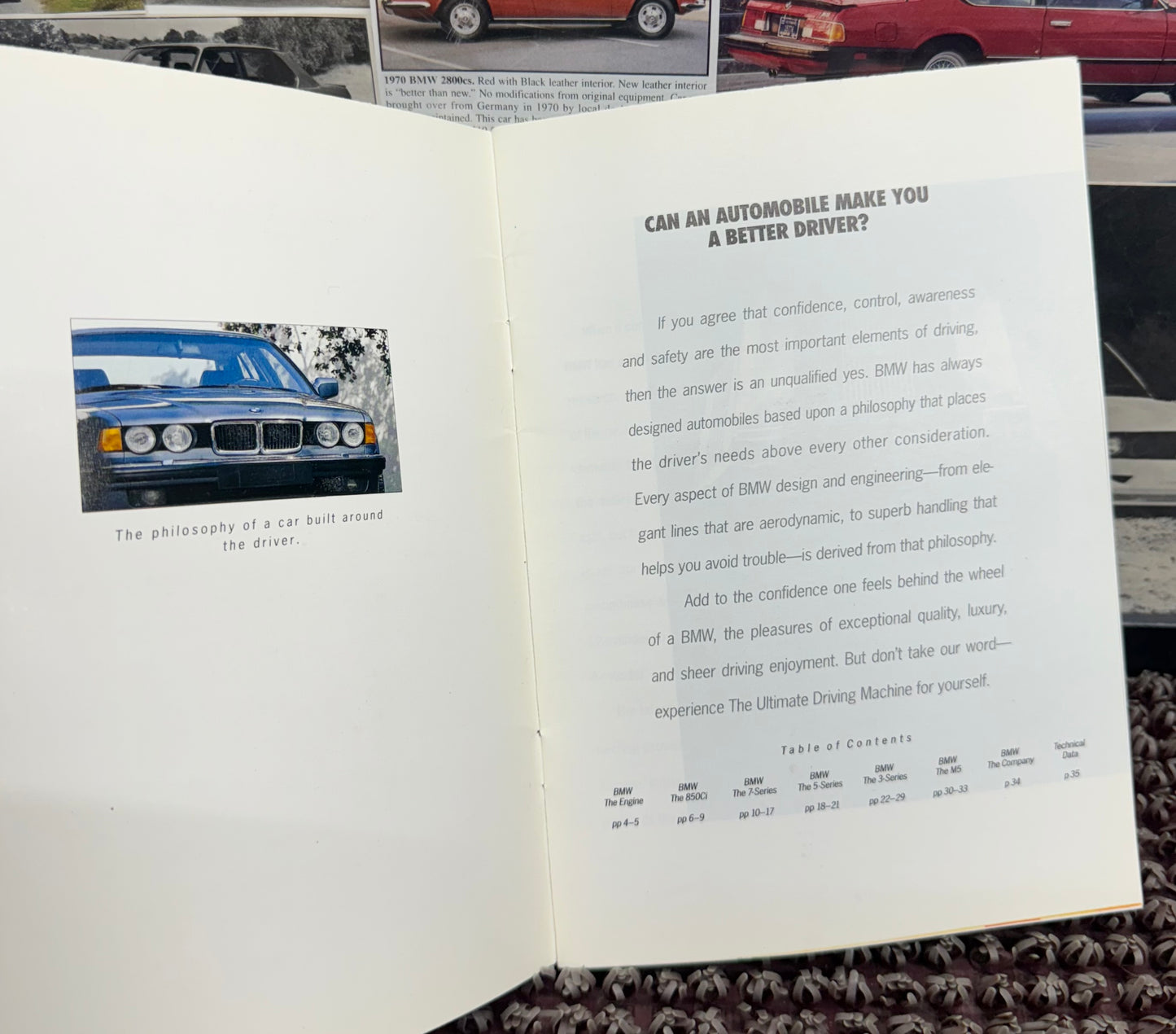 BMW 1993 Booklet