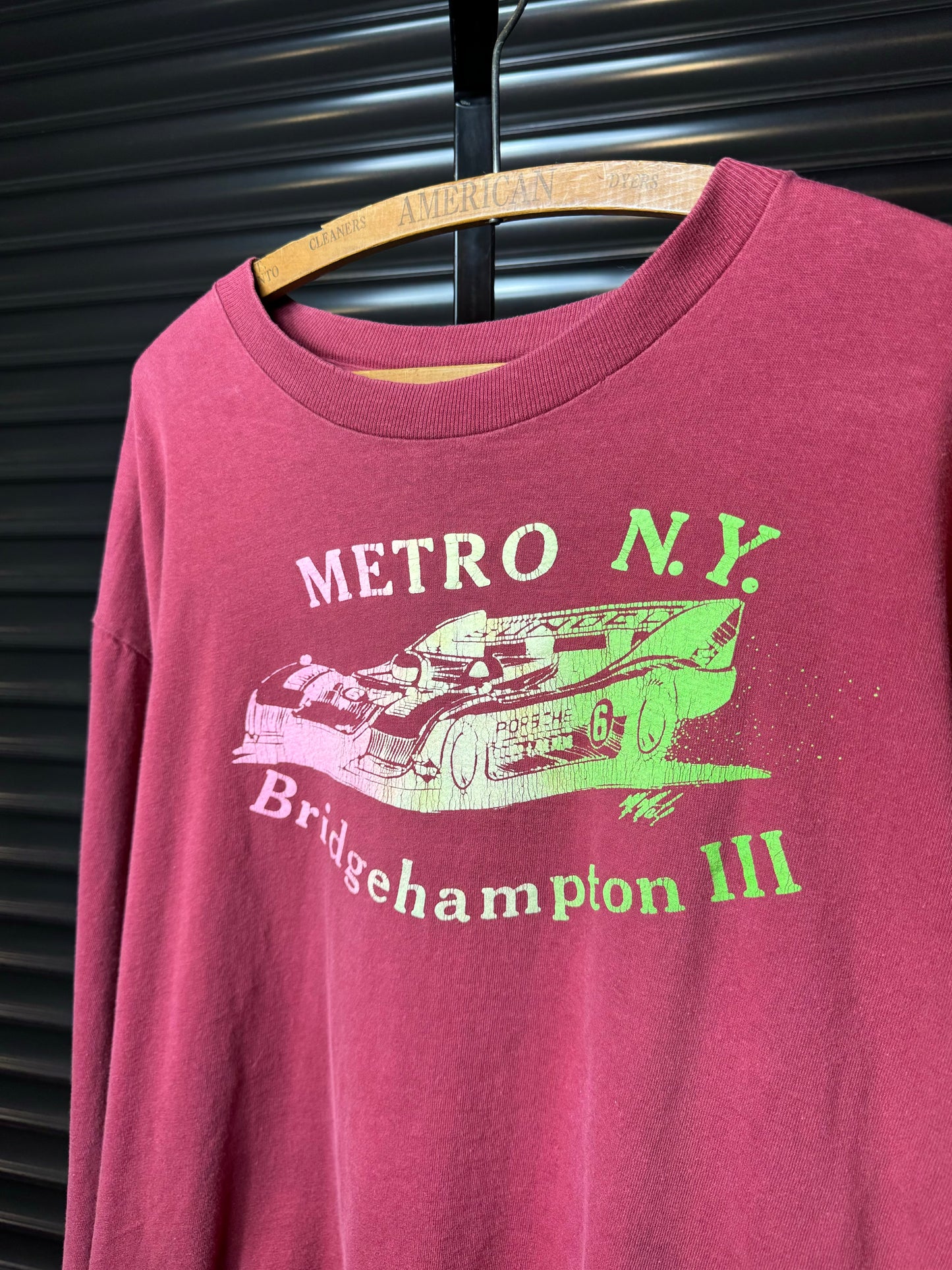 Vintage 70’s Porsche 917/30 Sunoco Racecar L/S Tee - Large