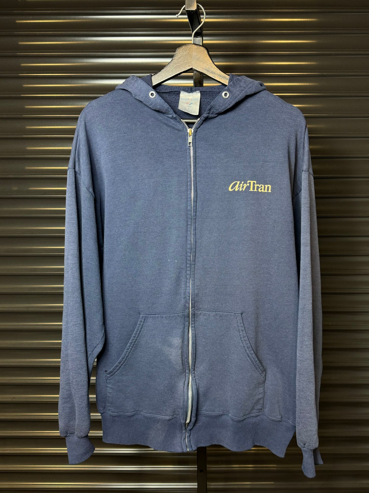 Vintage BMW AirTran Aircraft Maintenance Hoodie - Large
