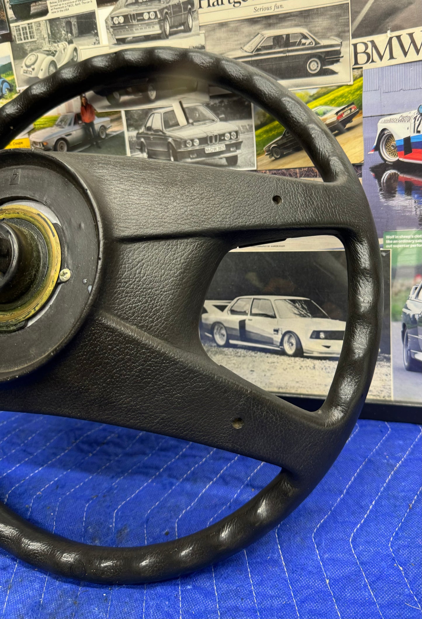 BMW E23 4-Spoke Steering Wheel