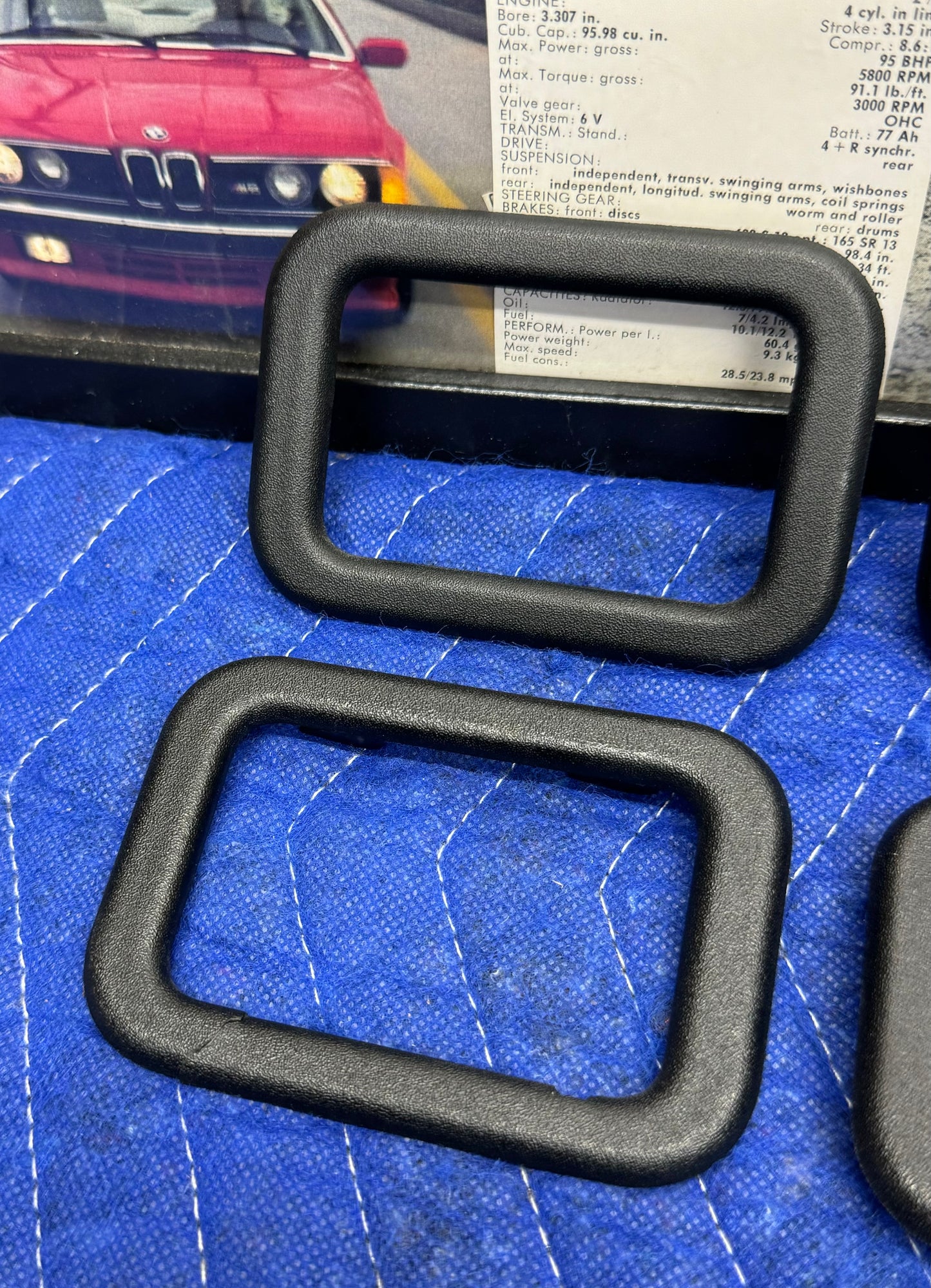 BMW Black Interior Door Handle Cover Set of 4
