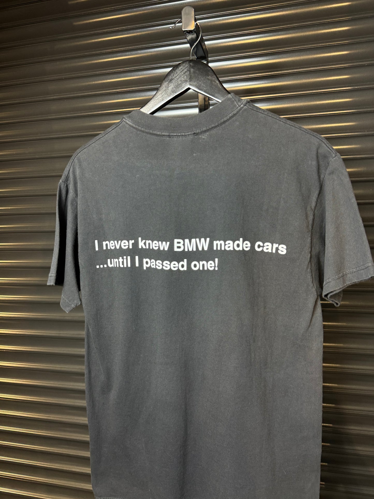 Vintage BMW Motorcycles Black Quote Tee - Medium