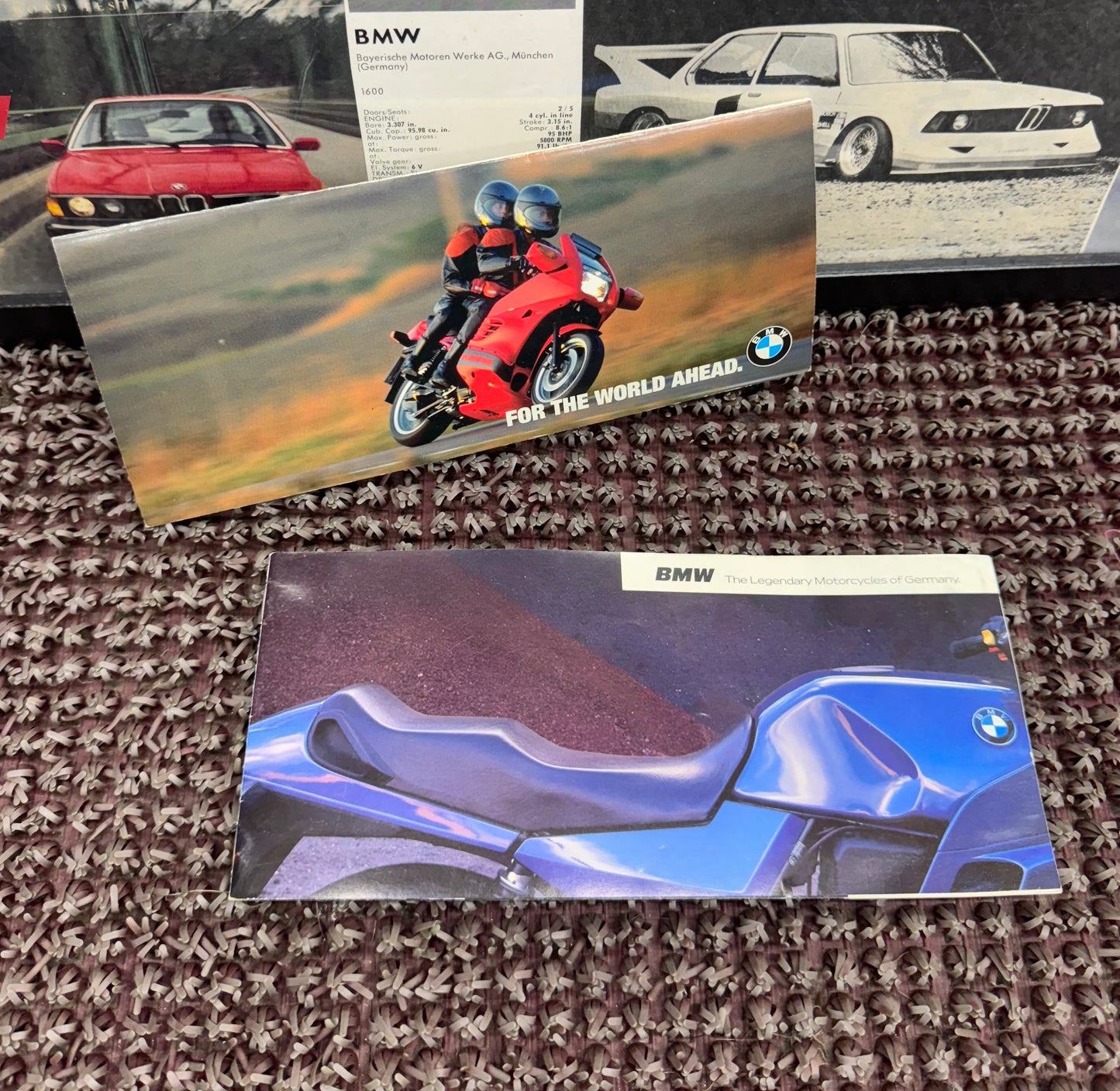 BMW Motorcycles 2-Piece Vintage Mini Booklets