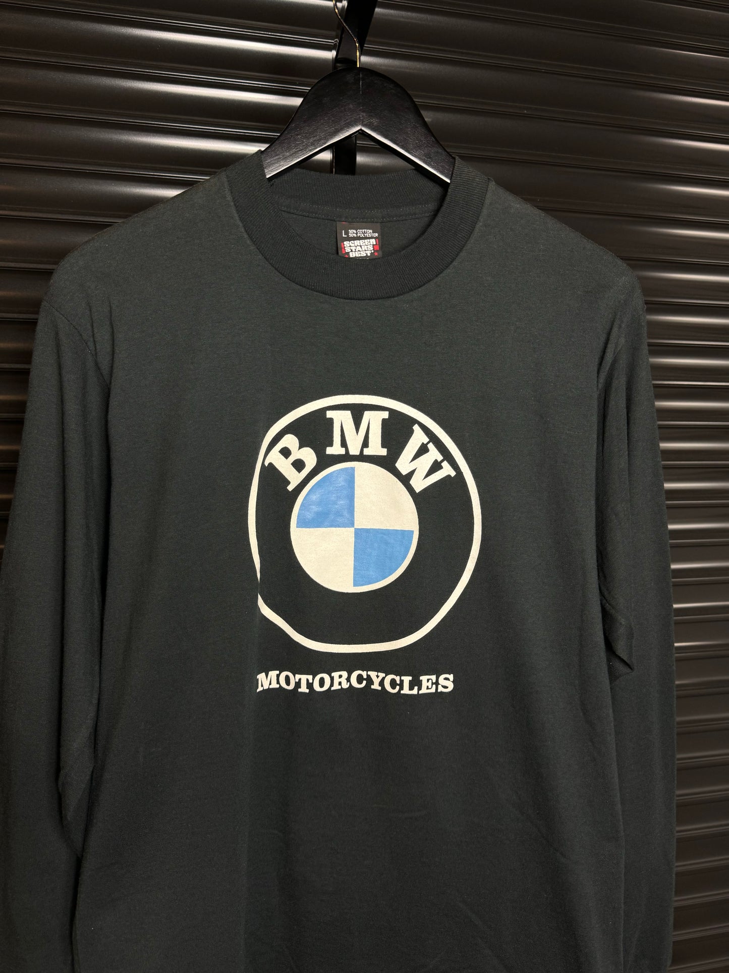 Vintage 90’s BMW Motorcycles Roundel Long-Sleeve Tee - Large