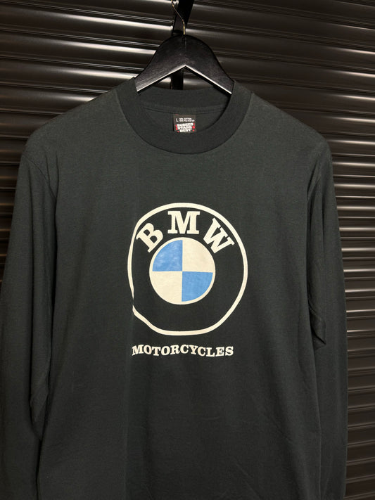 Vintage 90’s BMW Motorcycles Roundel Long-Sleeve Tee - Large
