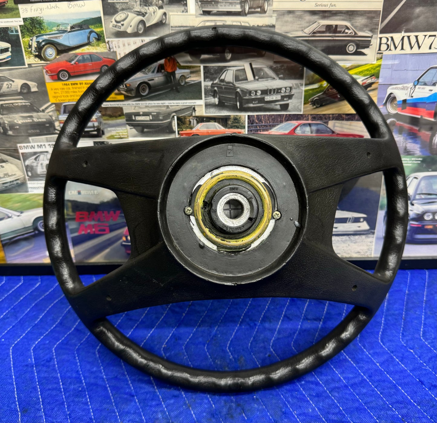 BMW E23 4-Spoke Steering Wheel