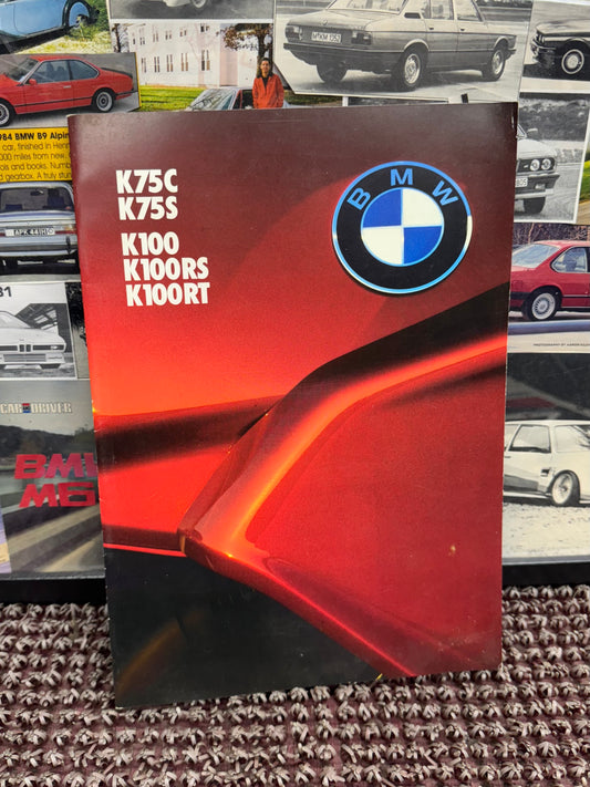 BMW Motorcycles 1985 K-Series Range Booklet