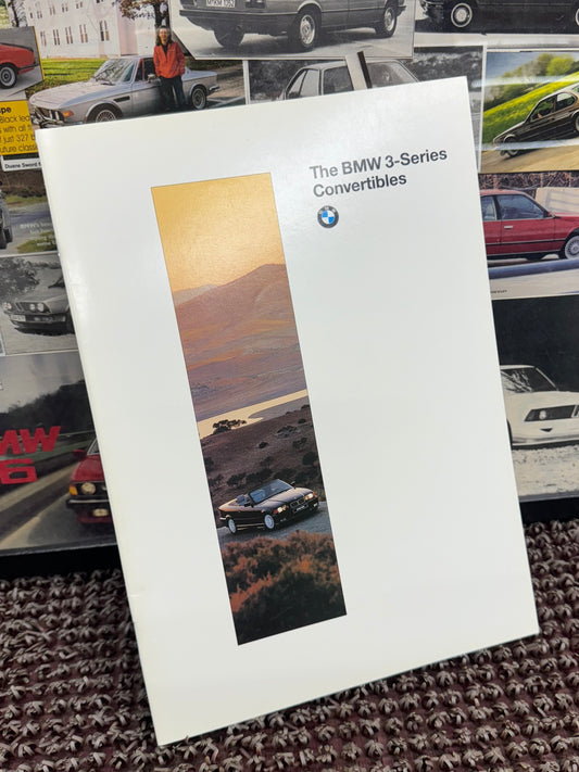 BMW E36 3-Series Convertibles #2 1995 Booklet