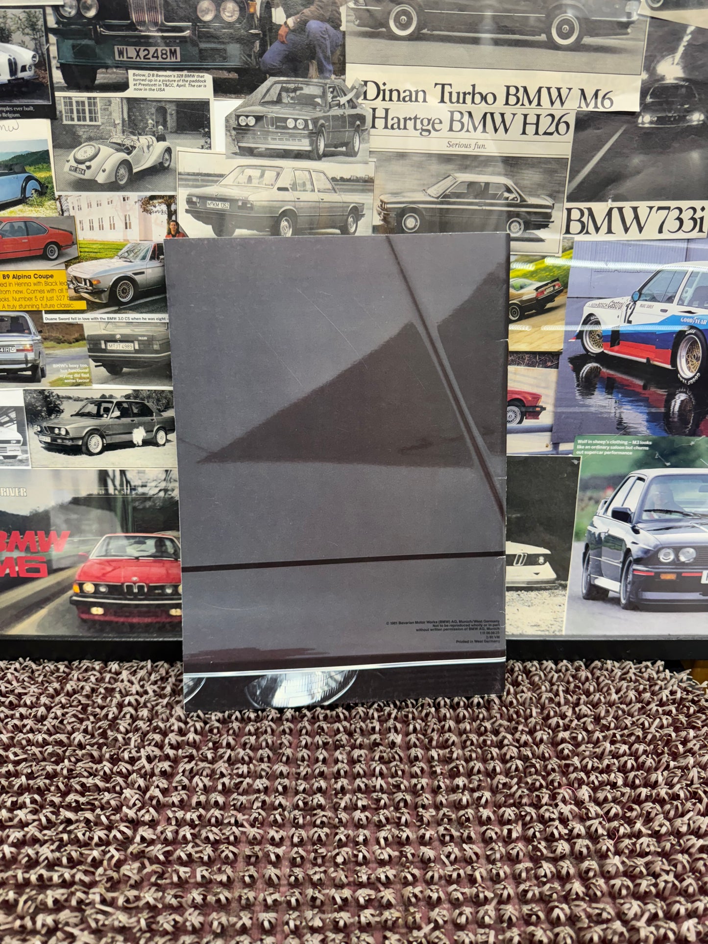 BMW E24 633CSI Booklet 1981