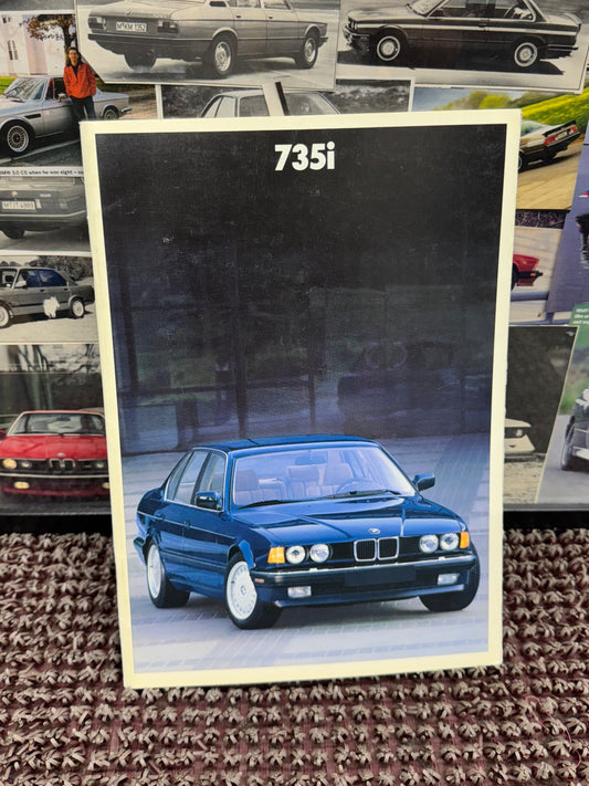 BMW E32 735i 1981 Booklet