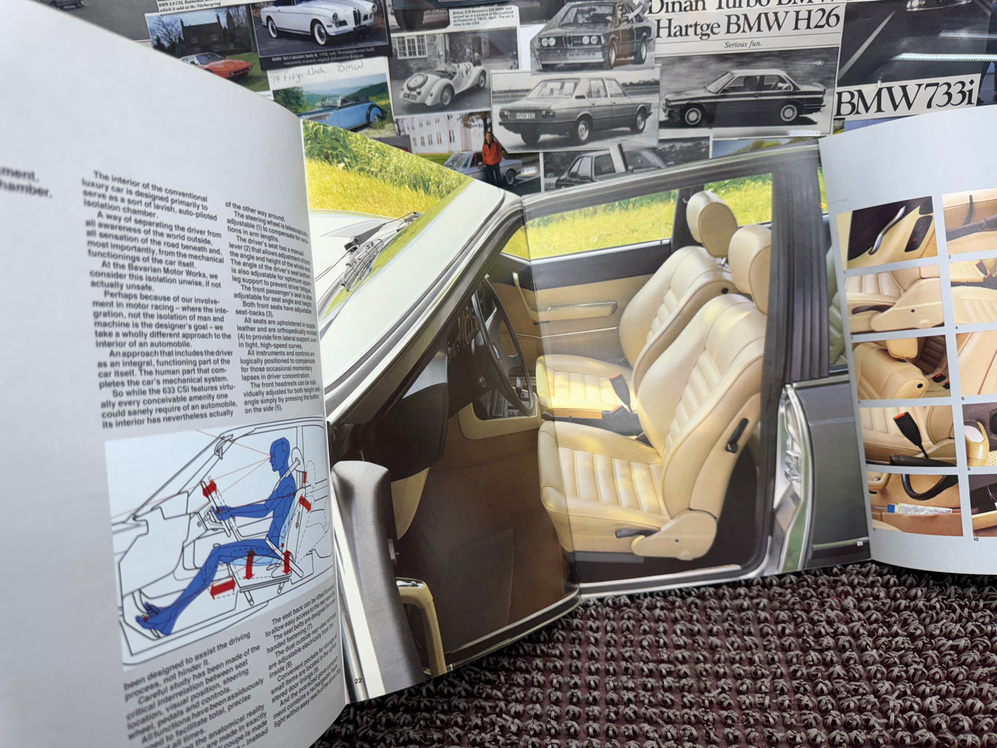 BMW E24 633CSI Booklet 1981