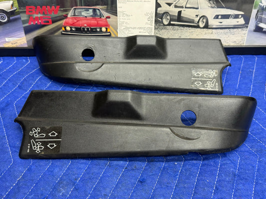 BMW E30 Sport Seat Side Trim Cover Black Set of 2