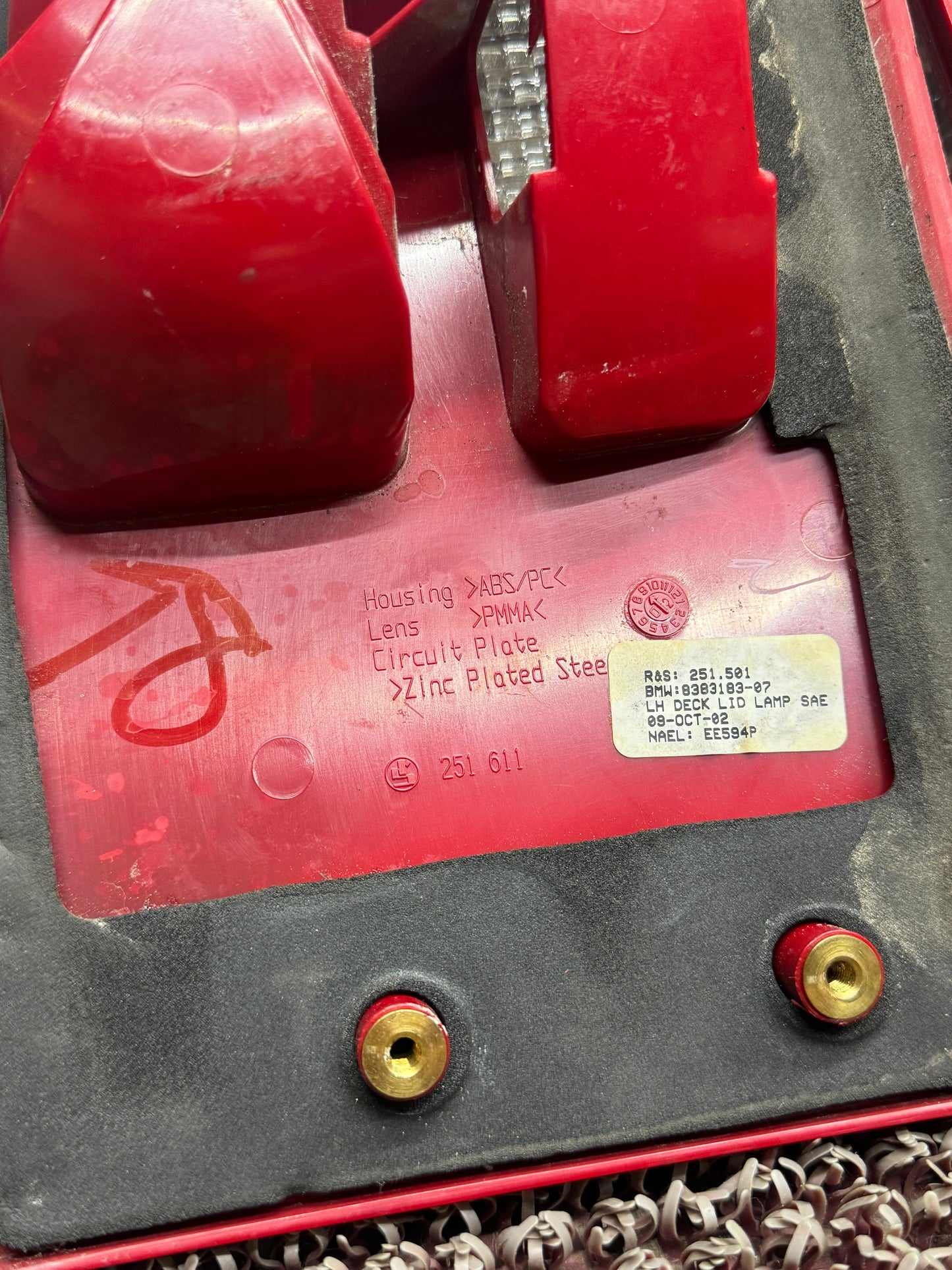 BMW E53 X5 2000-2003 Rear Inner Trunk Taillight OEM Set