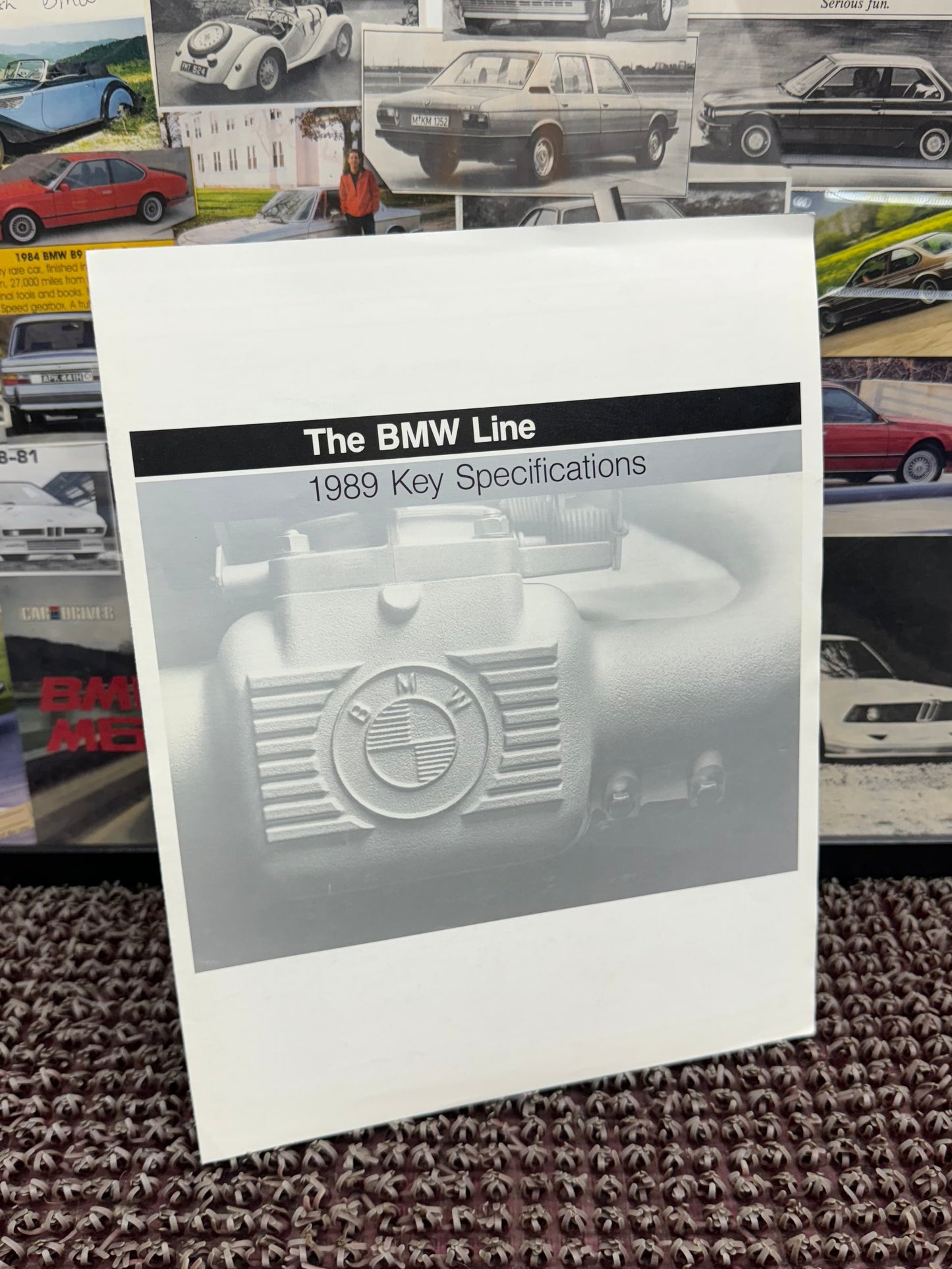 BMW 1989 Key Specifications Booklet