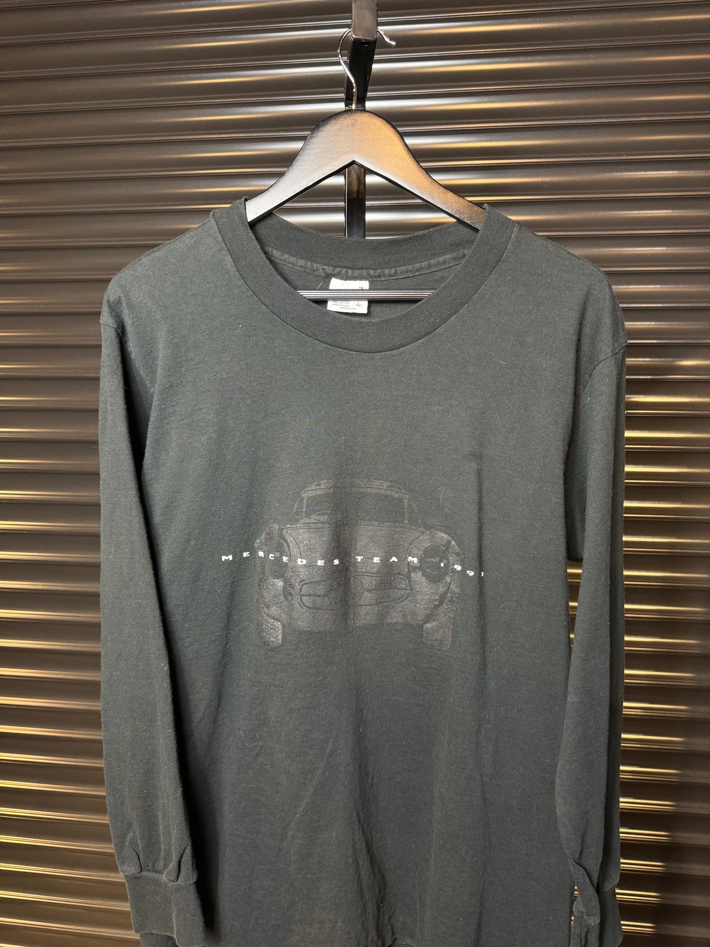 Vintage 90’s Mercedes Benz Gullwing Long-sleeve Tee - Large