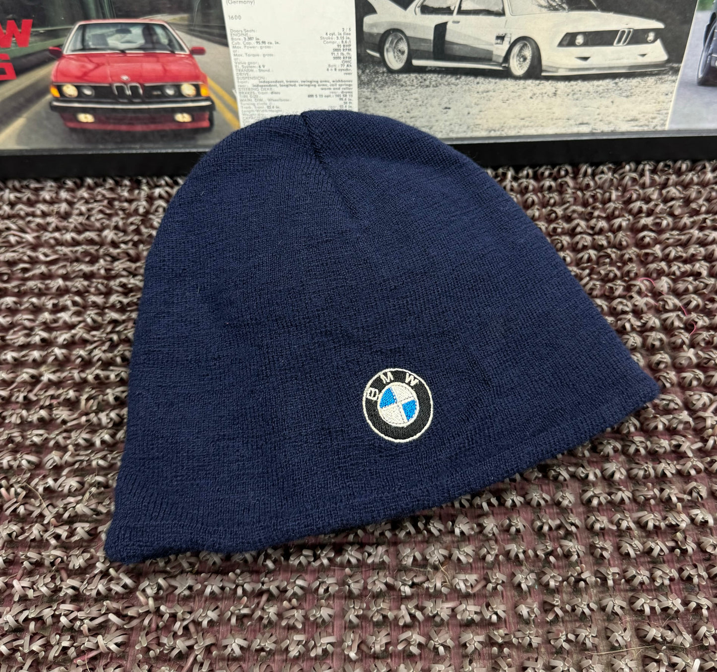 Vintage BMW Roundel Skully Beanie