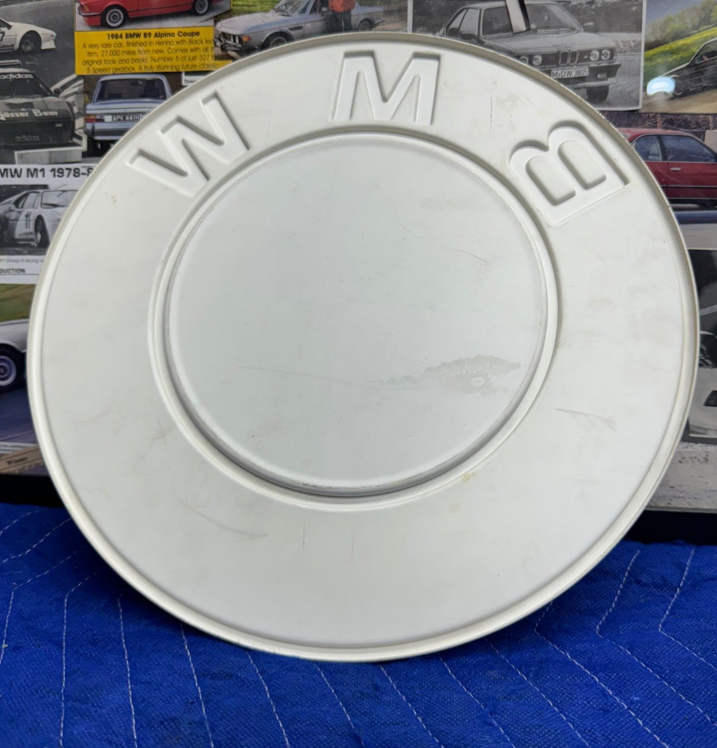 Vintage 70’s BMW Roundel Logo Dealer Sign 12 inches