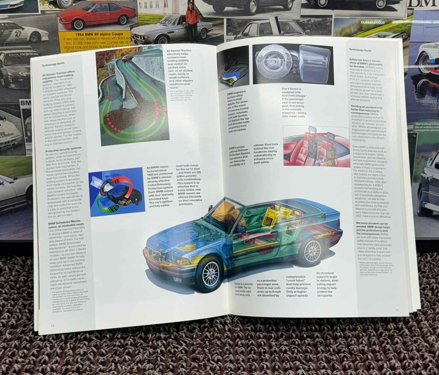 BMW E36 318i 328i Convertible 1996 Booklet