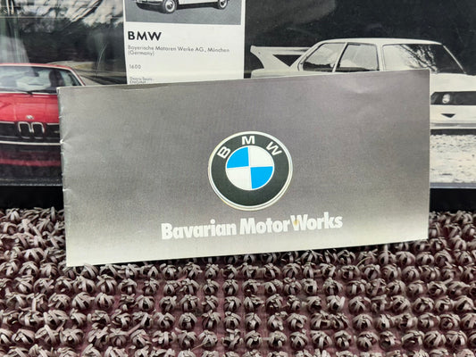 BMW “Bavarian Motor Works” 1975 Booklet