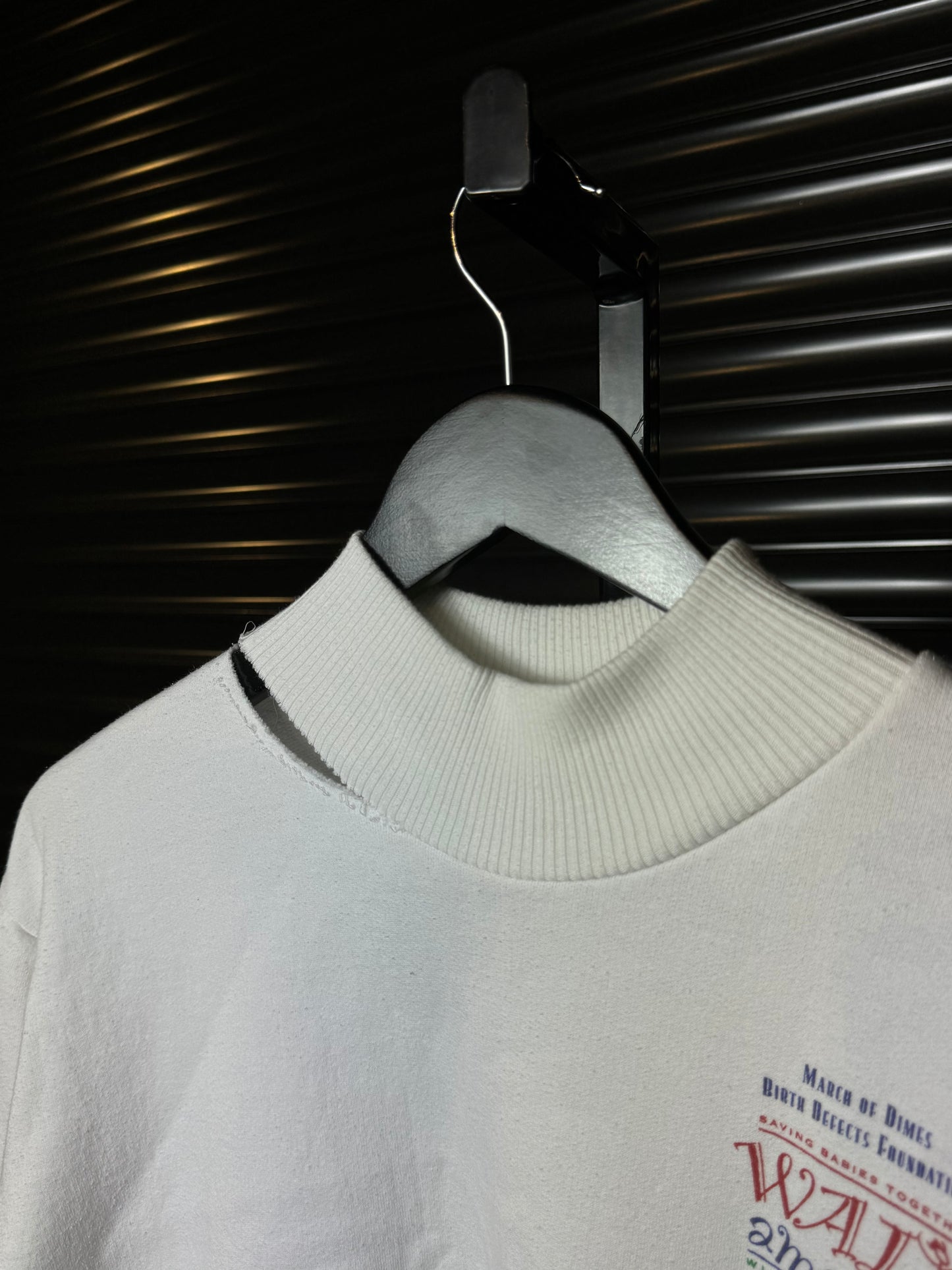 Vintage Mercedes Benz Saving Babies Sponsor Crewneck - Medium