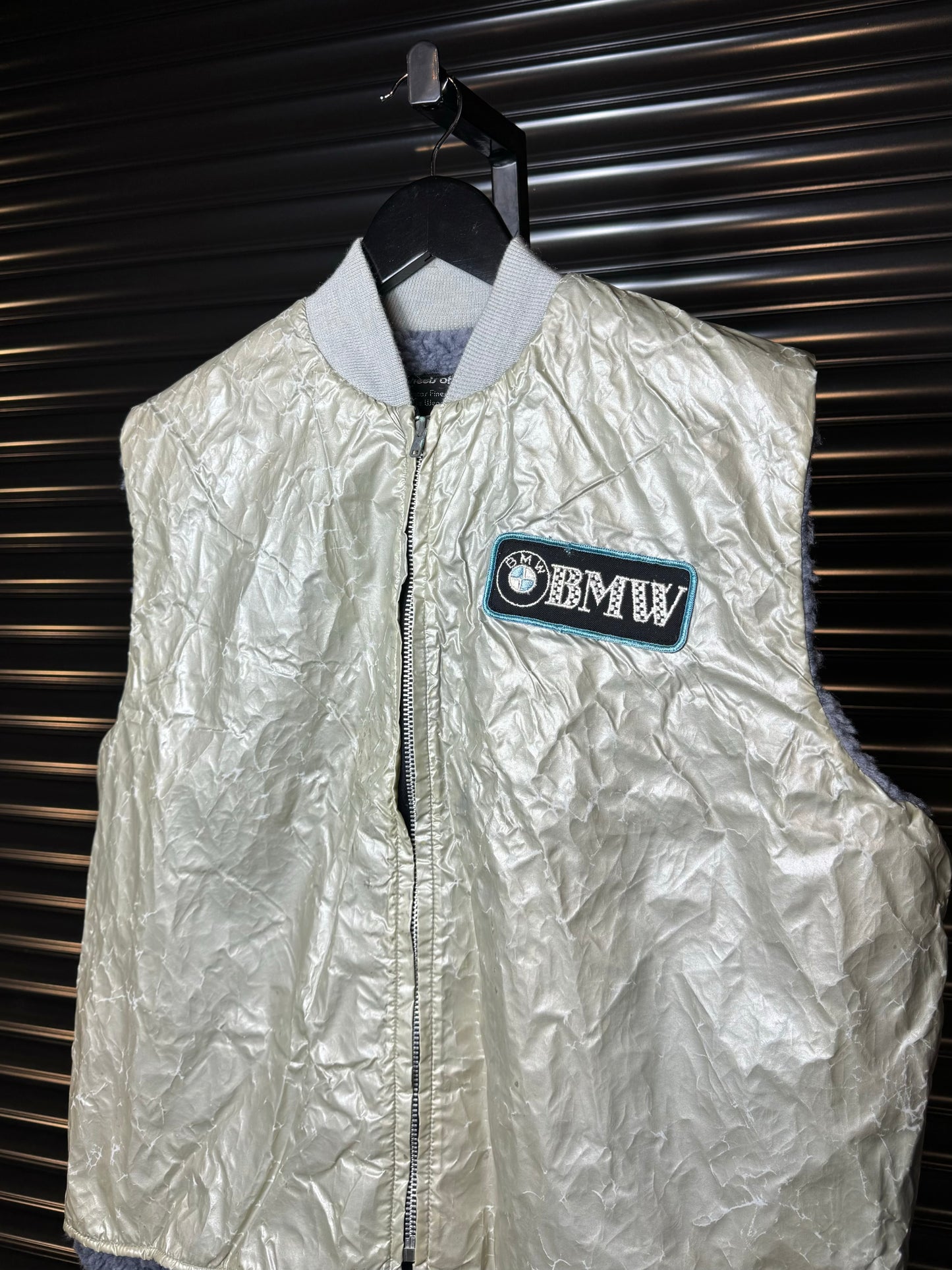 80’s BMW Sherpa Lined Logo Vest - XL