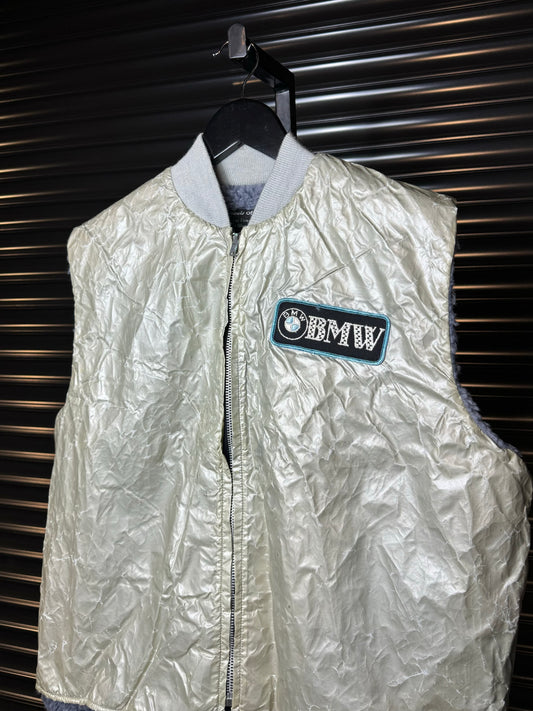 80’s BMW Sherpa Lined Logo Vest - XL