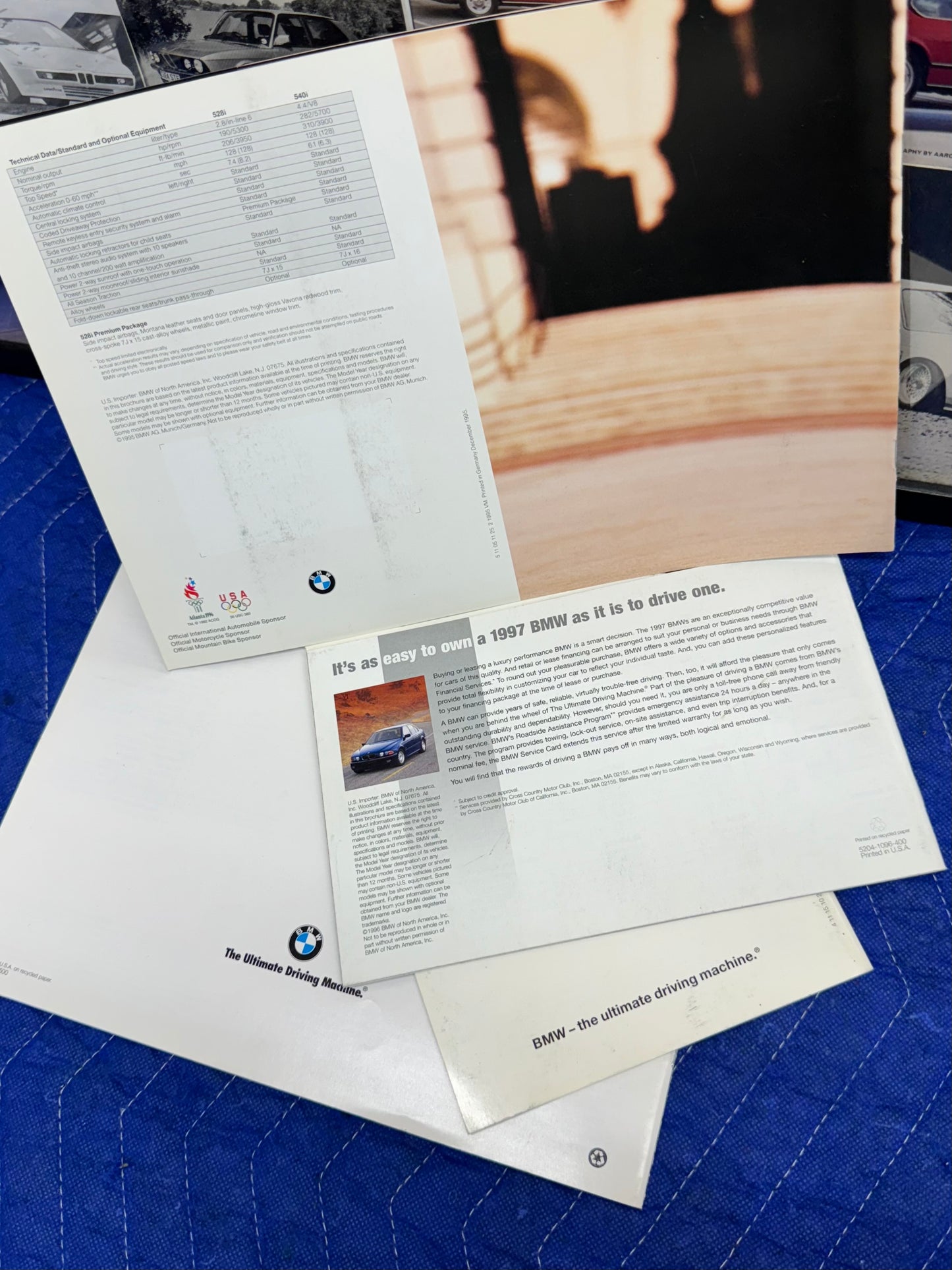 90’s BMW Brochure Booklets - 4 Pc Lot