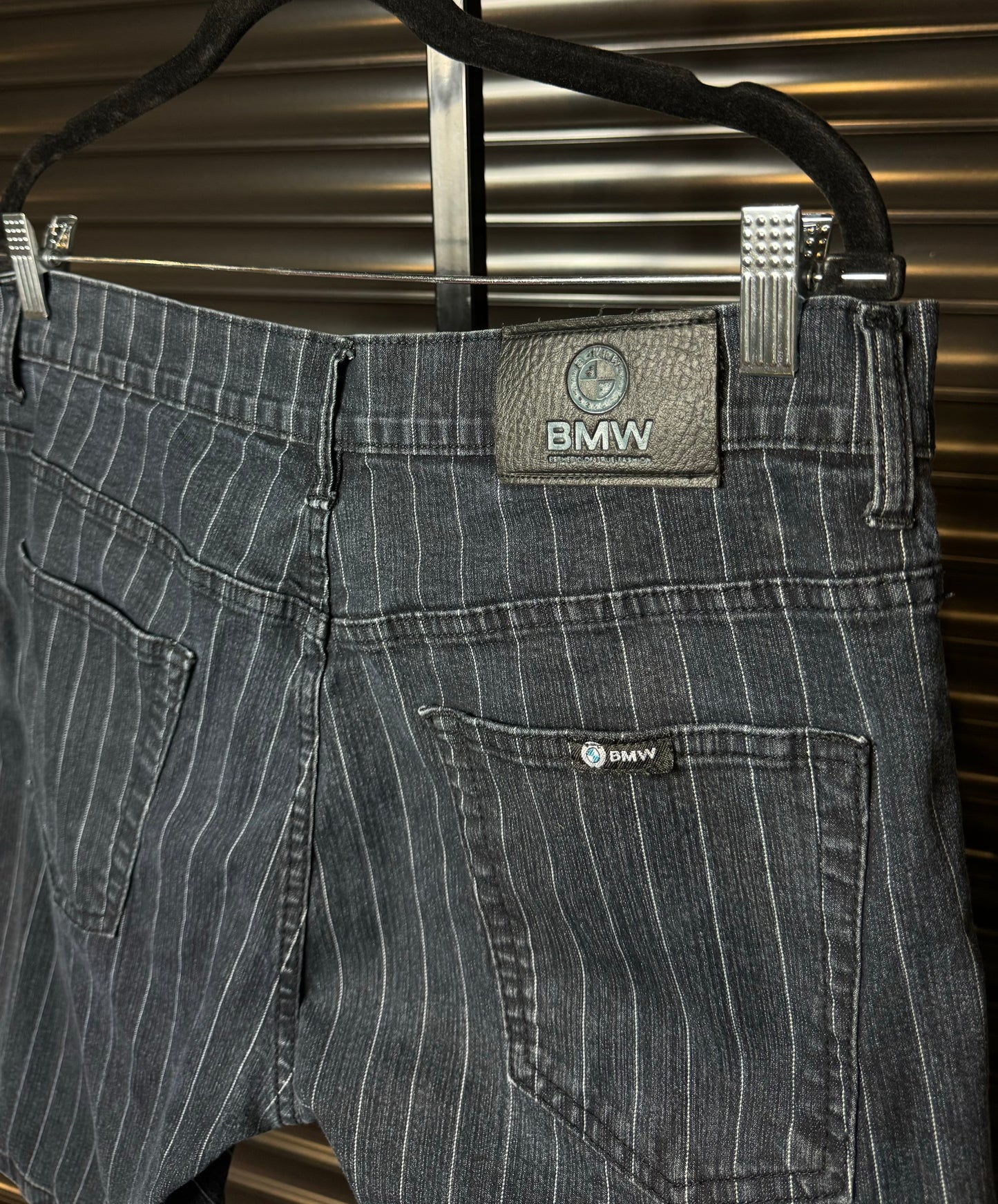 Vintage BMW Striped Shorts - 38