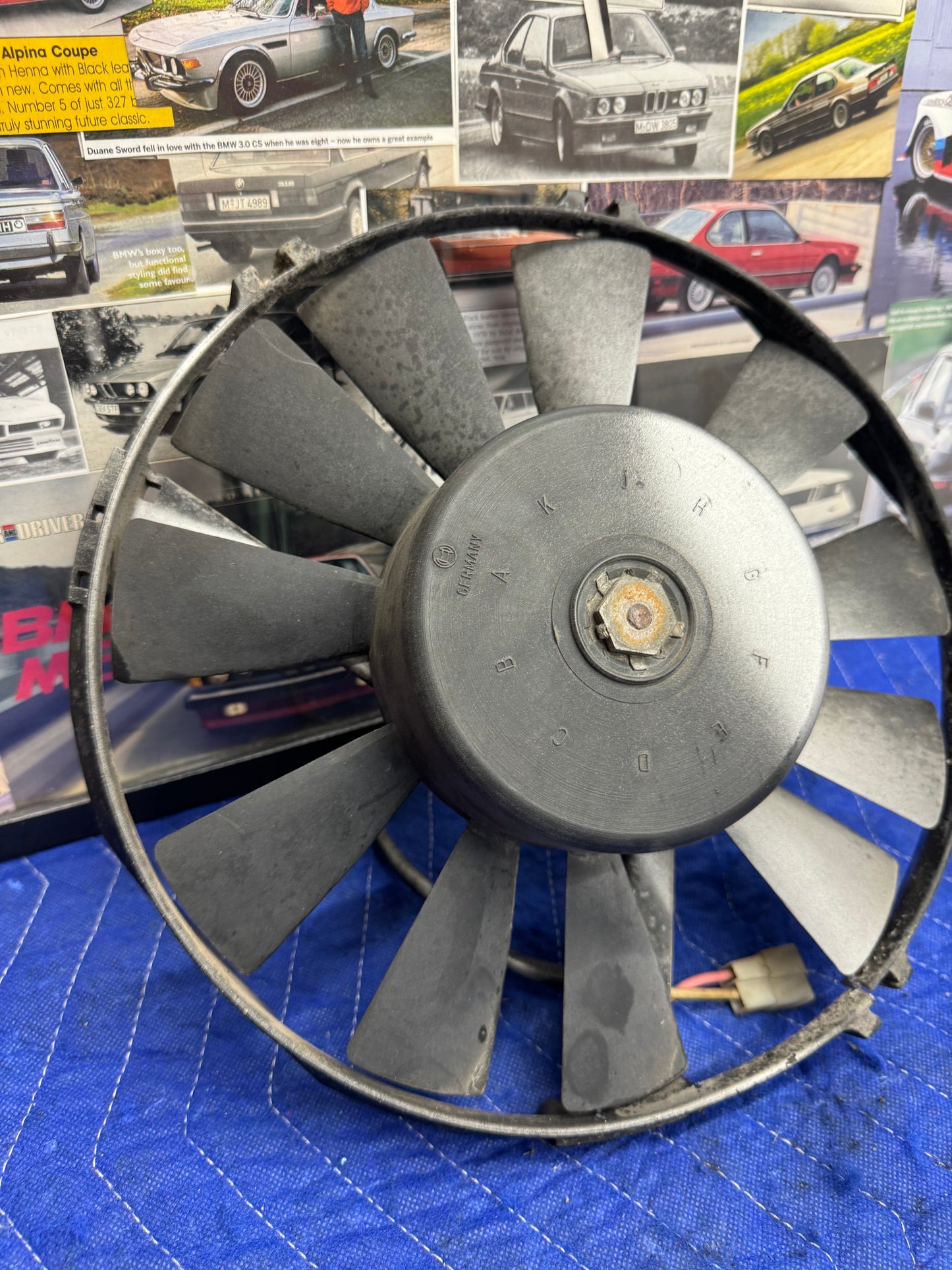 BMW OEM Electric AC Condenser Fan