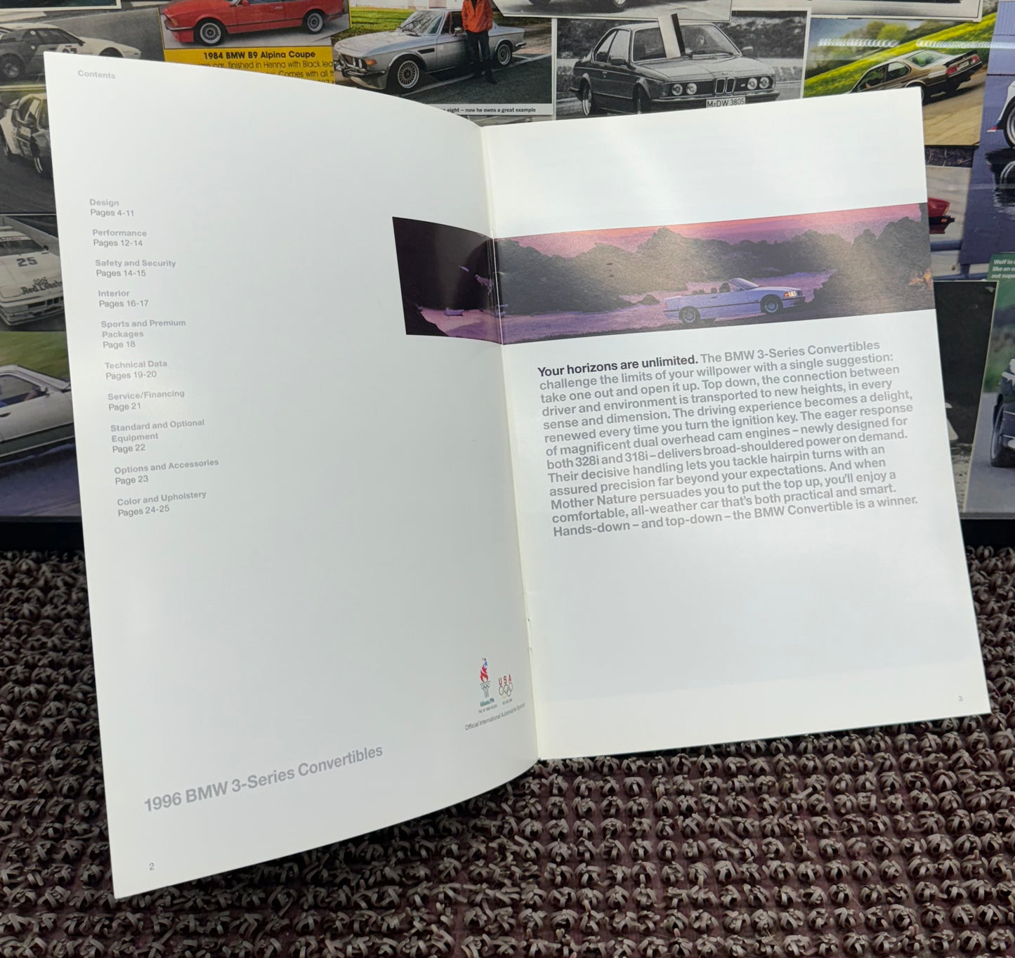 BMW E36 3-Series Convertibles #2 1995 Booklet